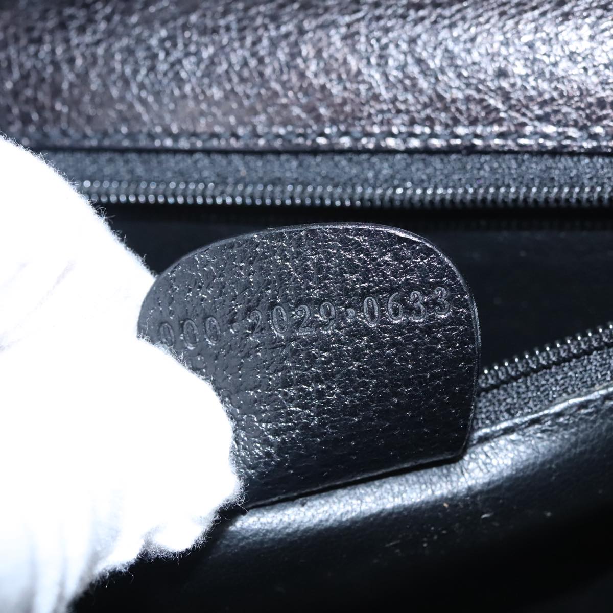 Gucci Bamboo Black Leather Bag