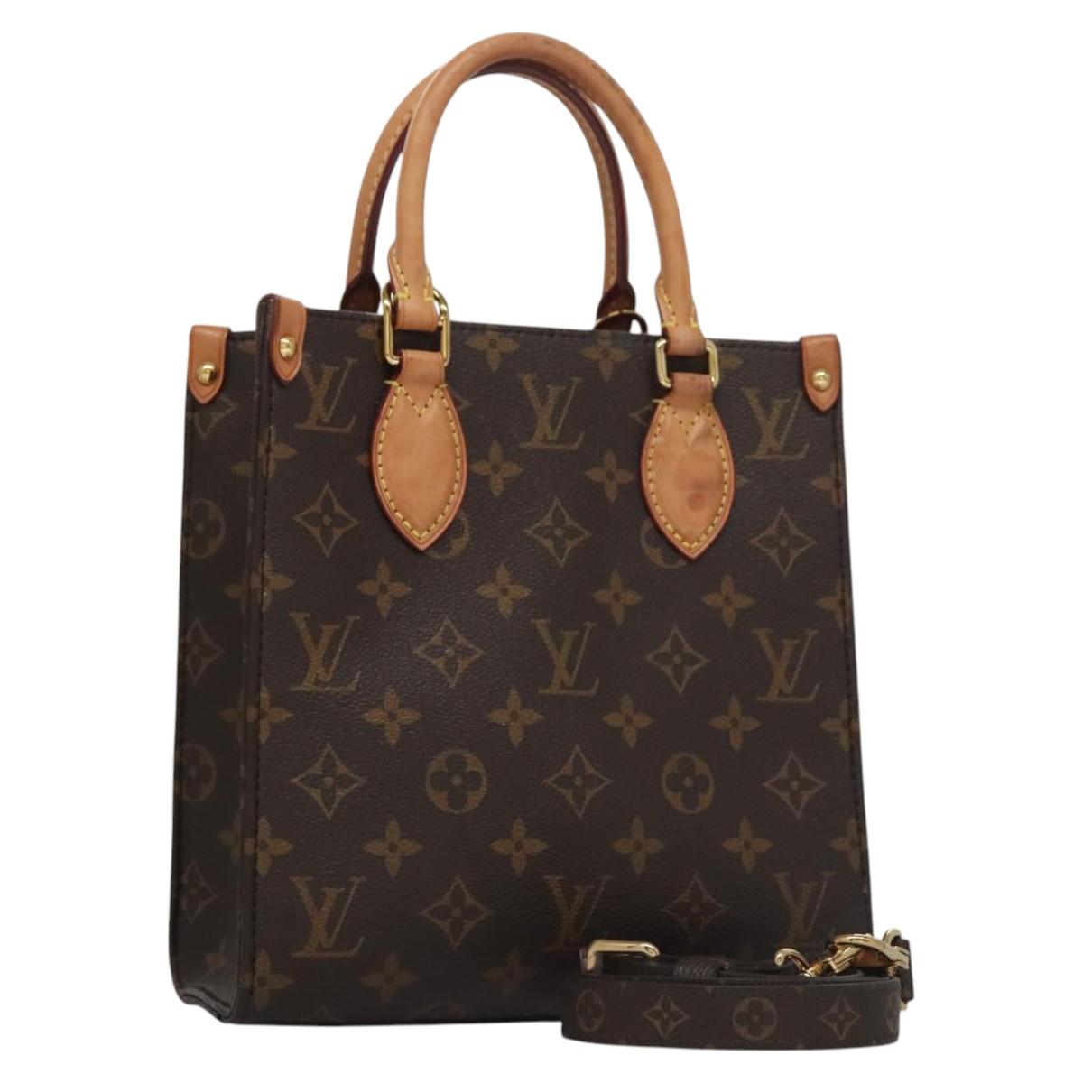 Louis Vuitton Plat Brown Canvas Bag
