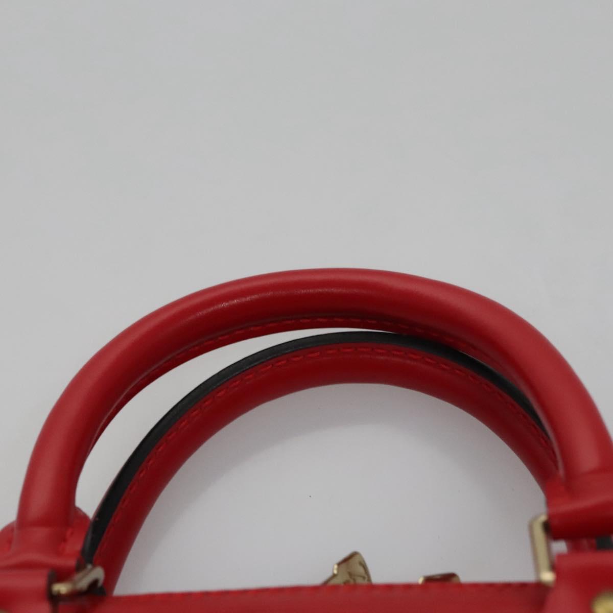 Louis Vuitton Alma Red Leather Bag