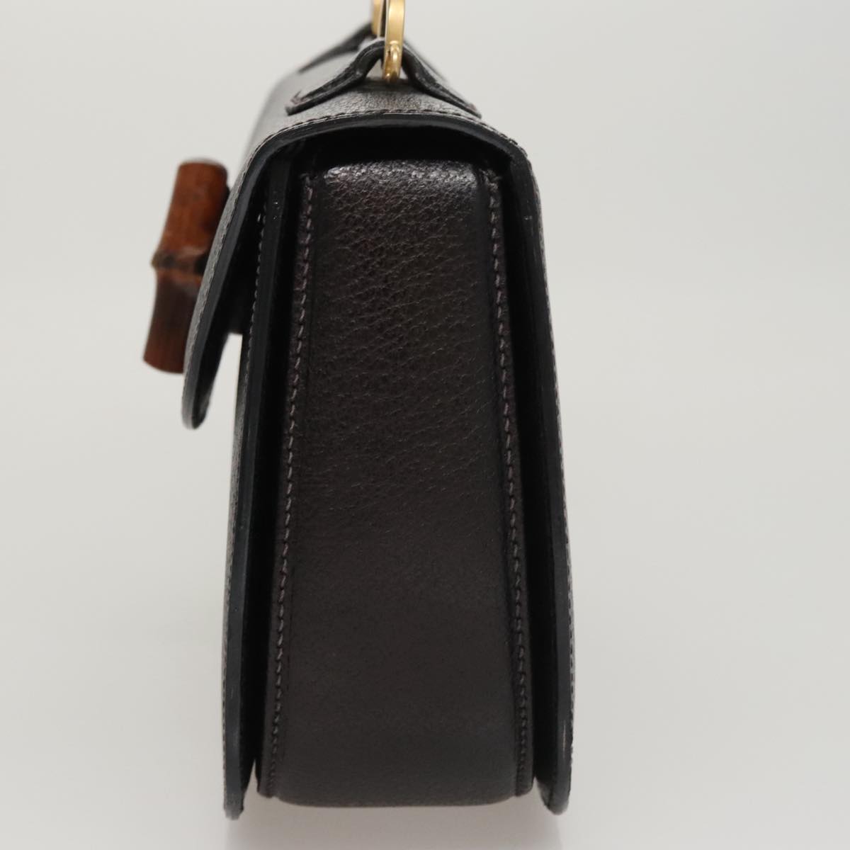 Gucci Bamboo Black Leather Bag