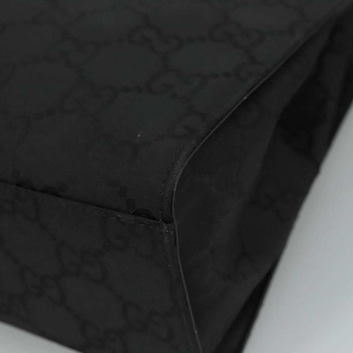 Gucci Bamboo Black Canvas Bag
