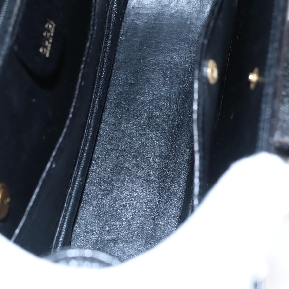 Gucci Bamboo Black Leather Bag