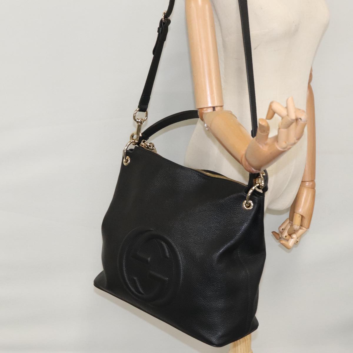 Gucci Soho Black Leather Bag