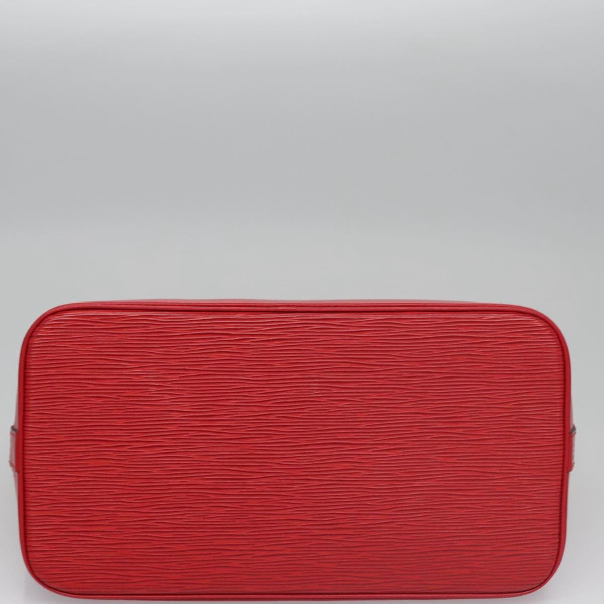 Louis Vuitton Alma Red Leather Bag