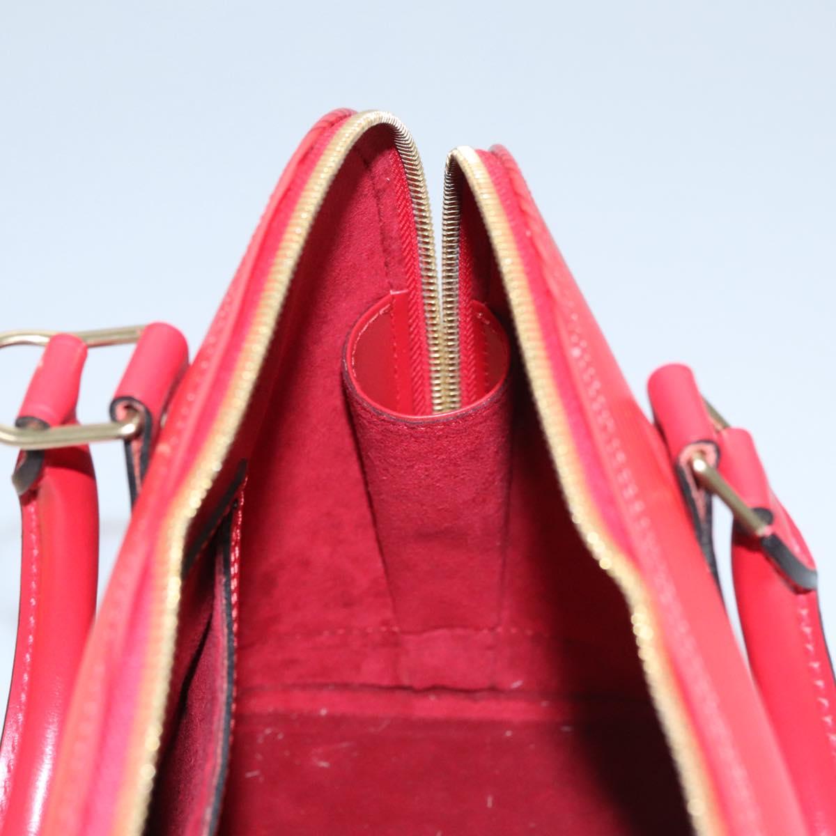 Louis Vuitton Alma Red Leather Bag