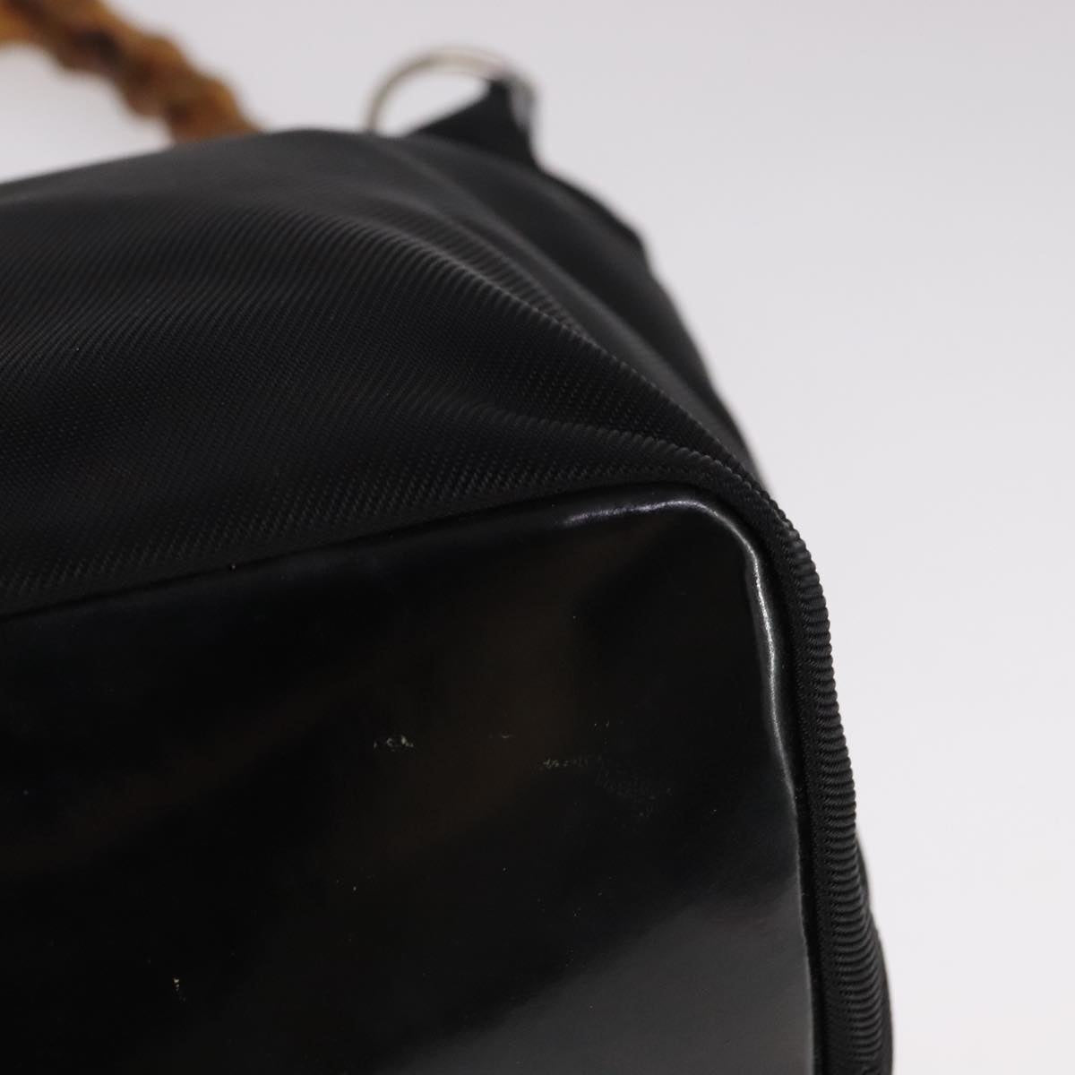 Gucci Bamboo Black Synthetic Bag
