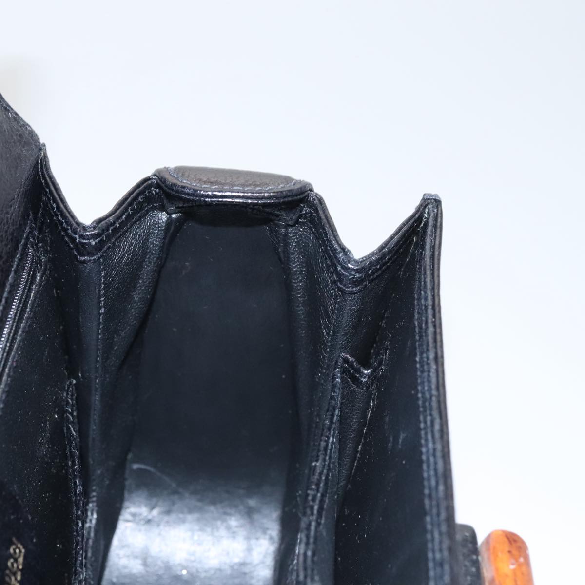 Gucci Bamboo Black Leather Bag