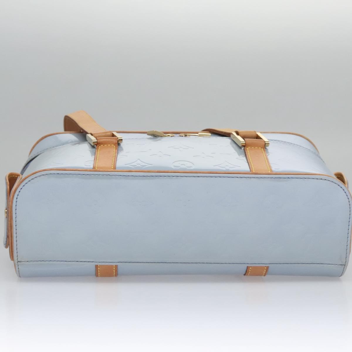 Louis Vuitton Sullivan Blue Patent Leather Bag