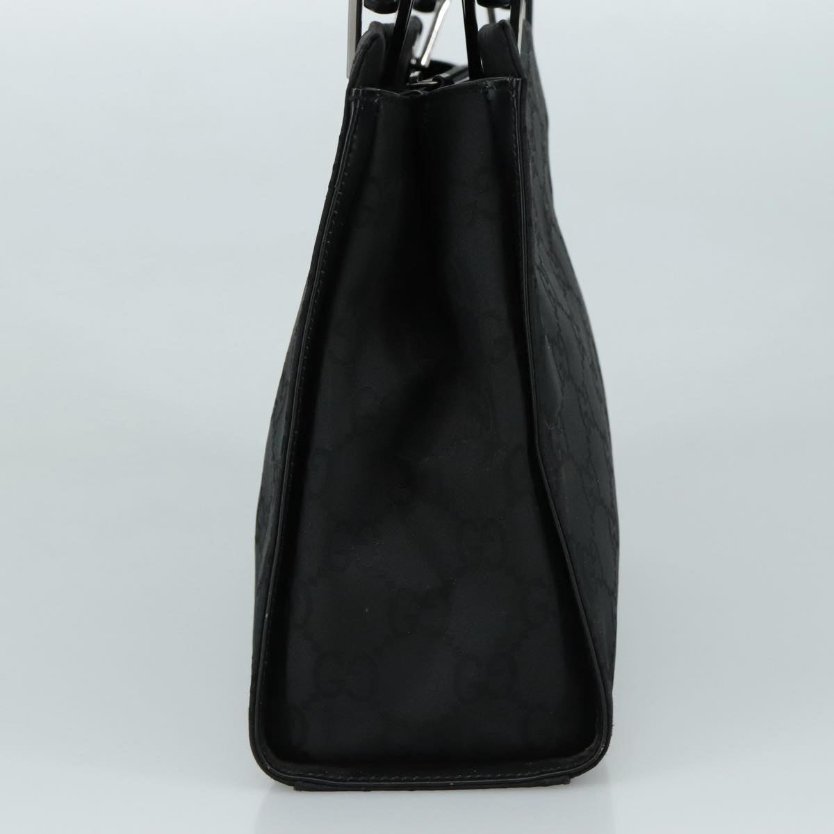 Gucci Bamboo Black Canvas Bag