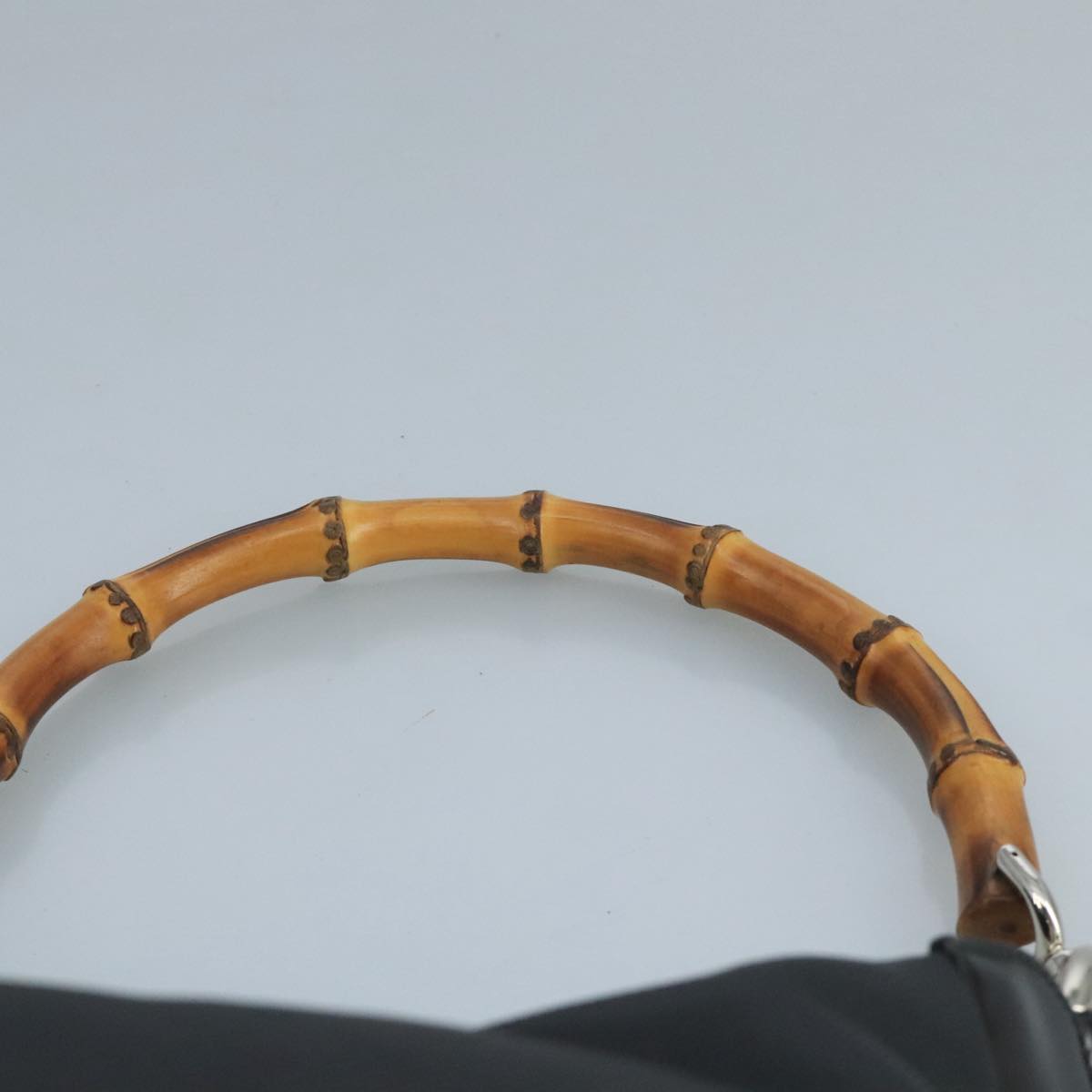 Gucci Bamboo Black Synthetic Bag