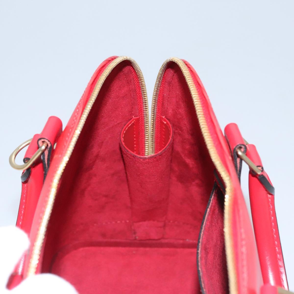 Louis Vuitton Alma Red Leather Bag
