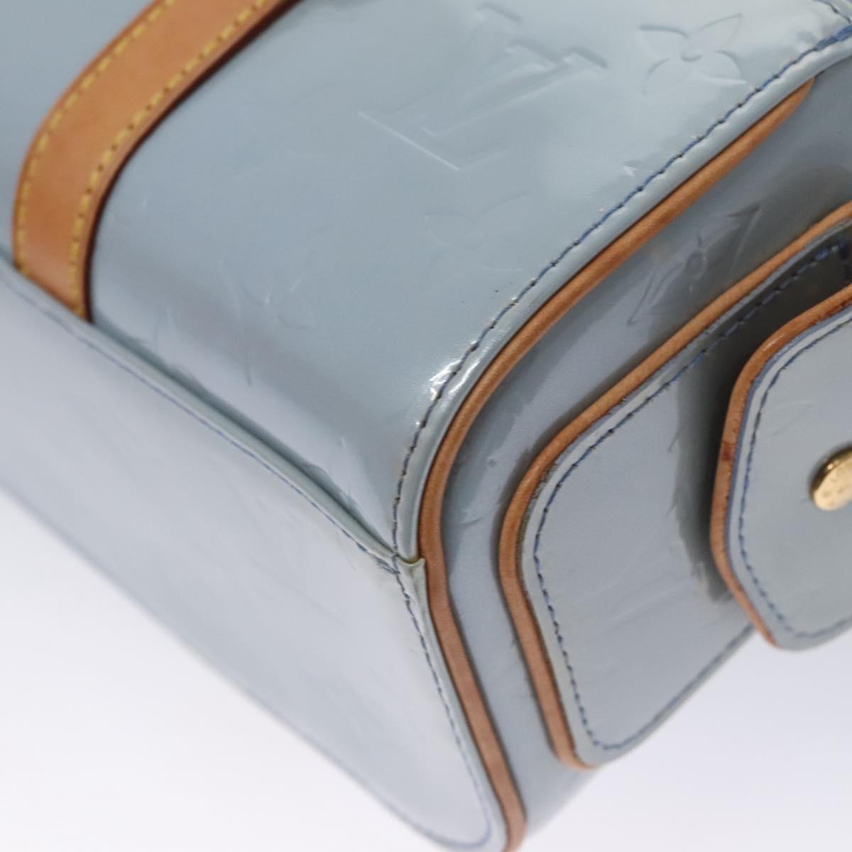Louis Vuitton Sullivan Blue Patent Leather Bag