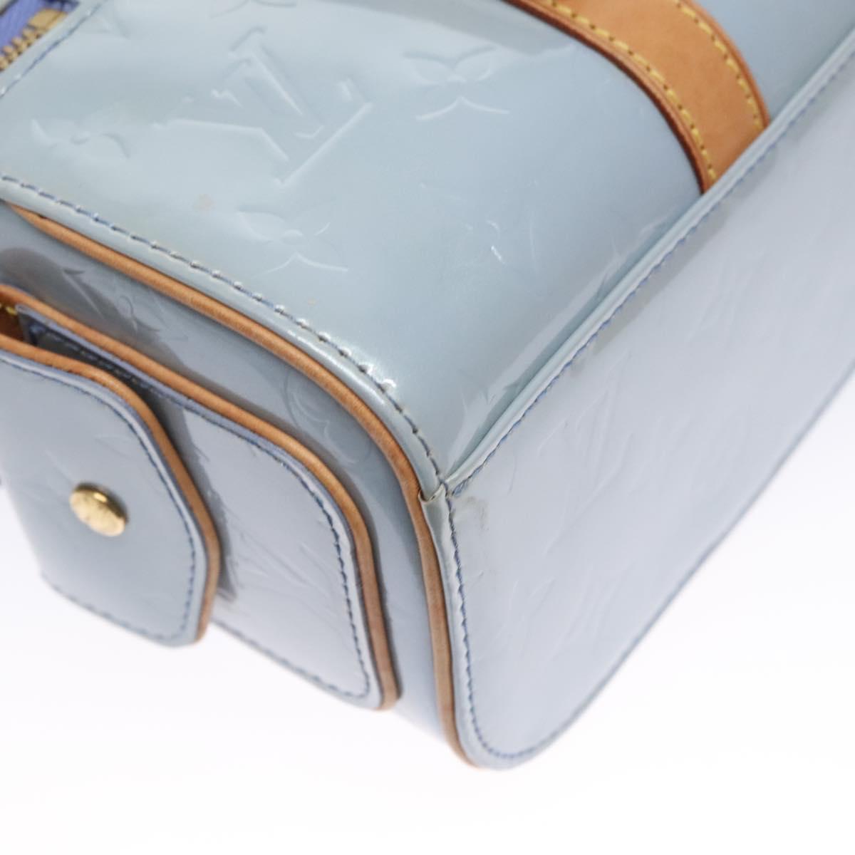 Louis Vuitton Sullivan Blue Patent Leather Bag