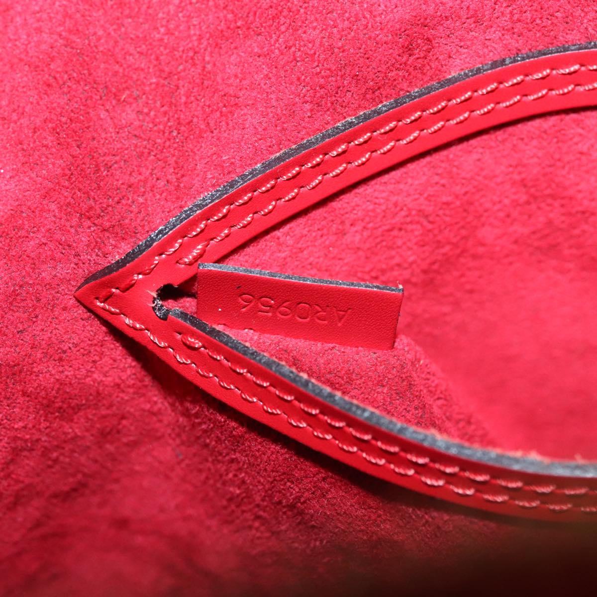 Louis Vuitton Alma Red Leather Bag