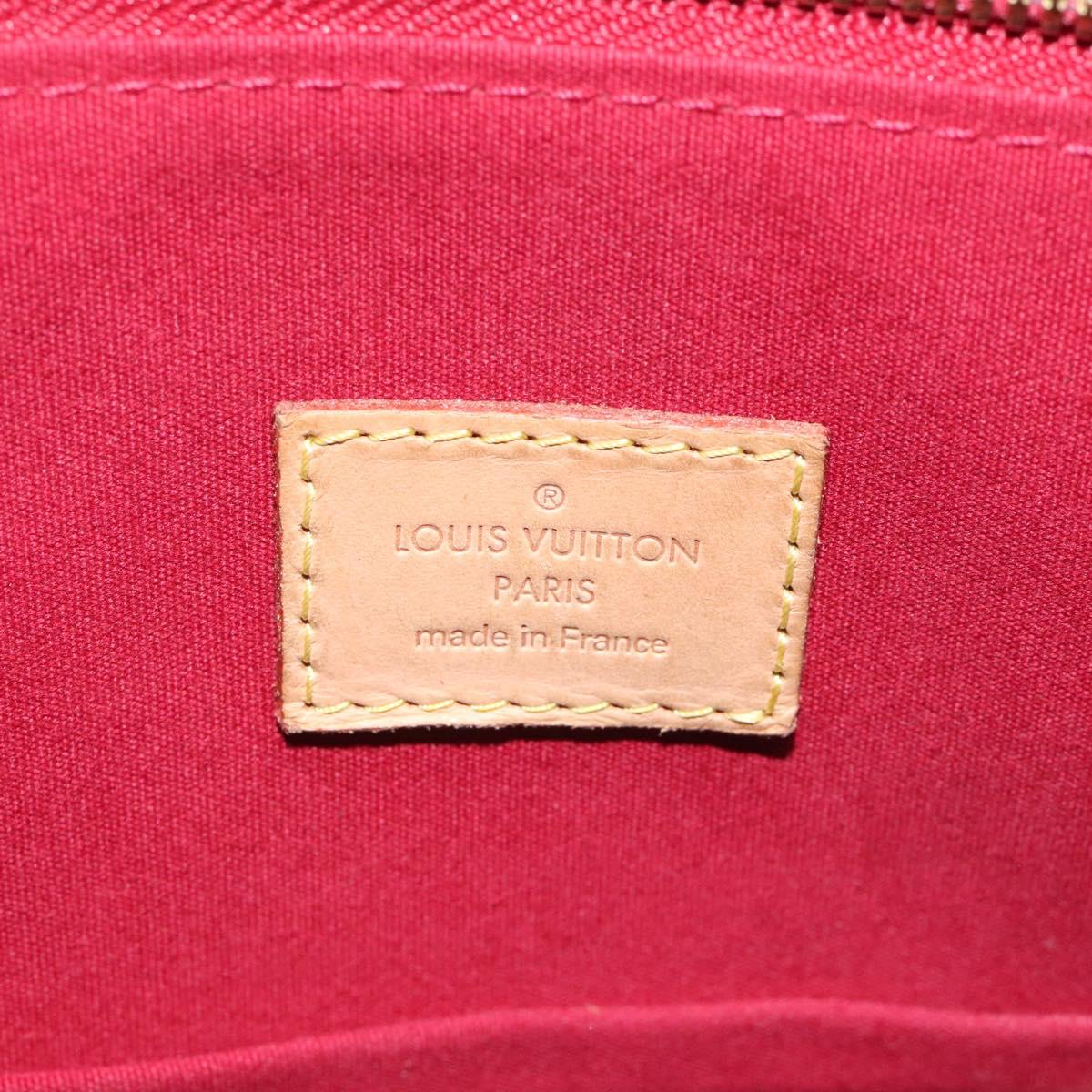Louis Vuitton Alma Burgundy Patent Leather Bag