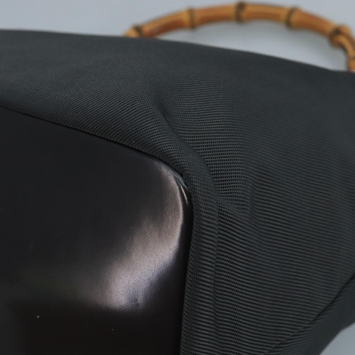 Gucci Bamboo Black Synthetic Bag