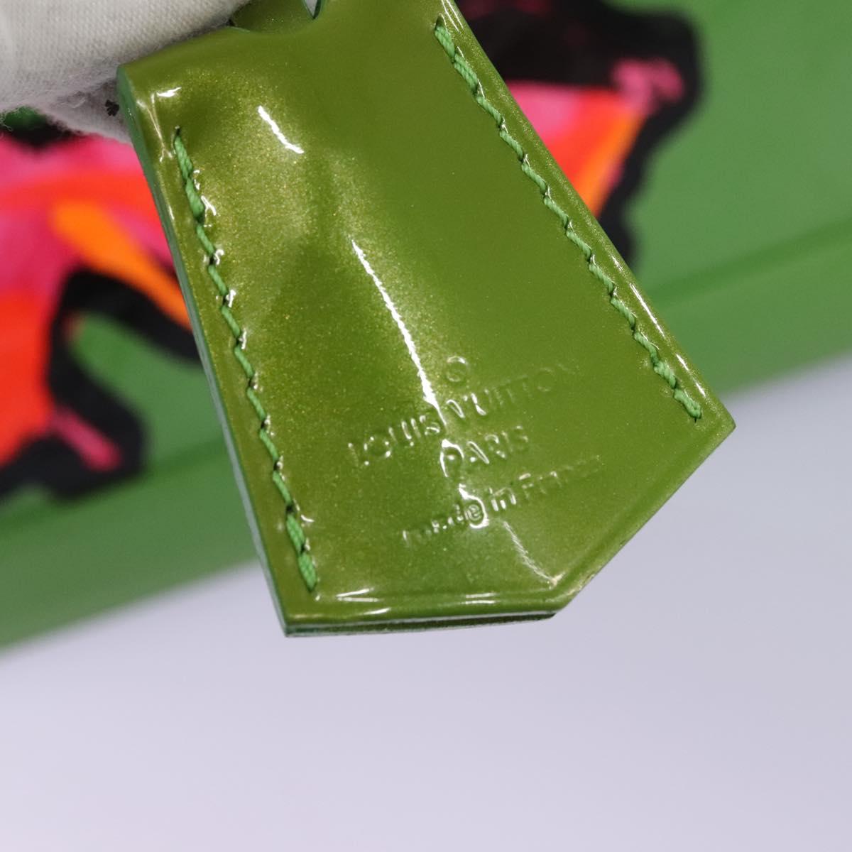 Louis Vuitton Alma Green Patent Leather Bag