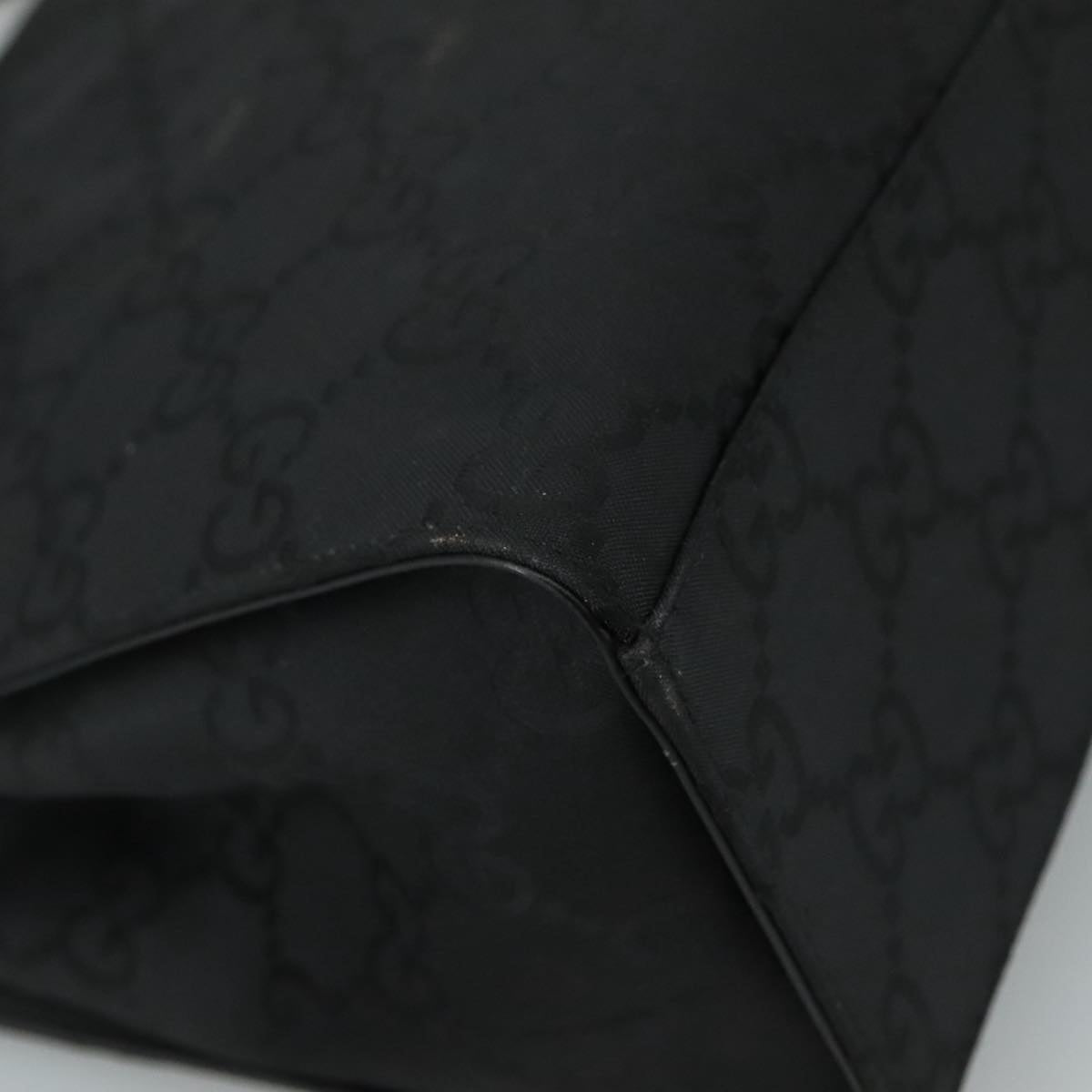 Gucci Bamboo Black Canvas Bag