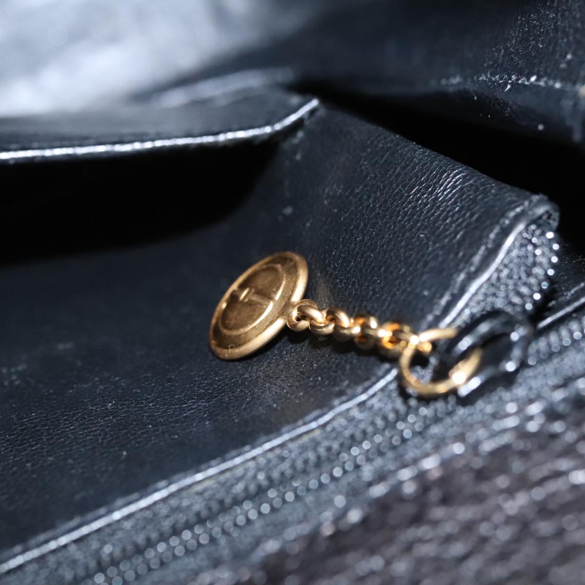 Gucci Bamboo Black Leather Bag