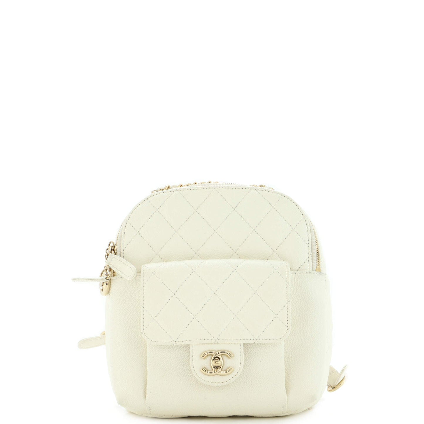 CC Day Backpack Quilted Caviar Mini
