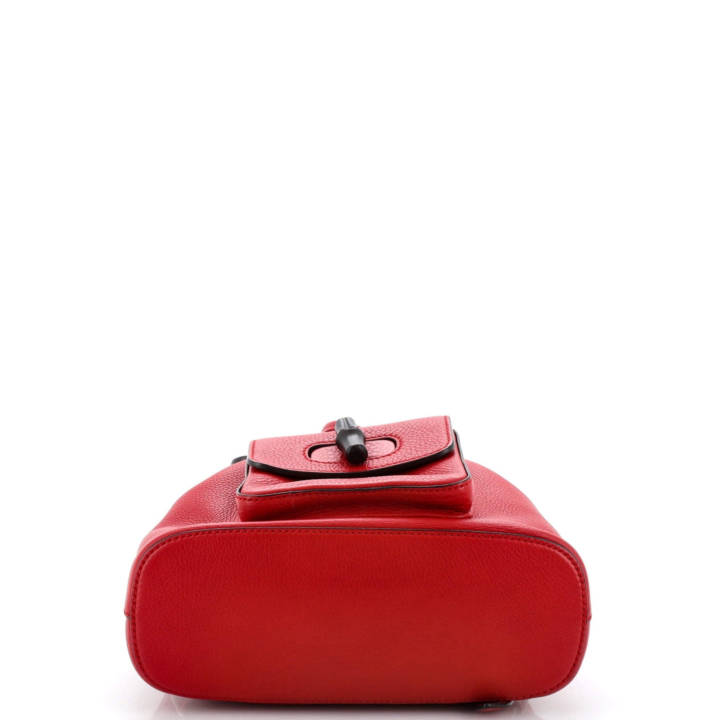 Bamboo Tassel Backpack Leather Mini