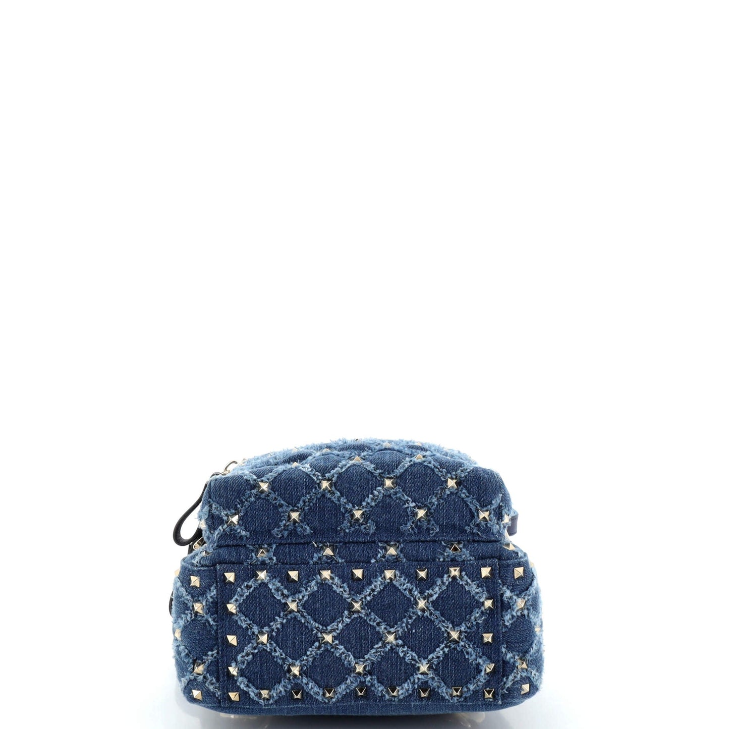 Rockstud Spike Backpack Quilted Denim Mini