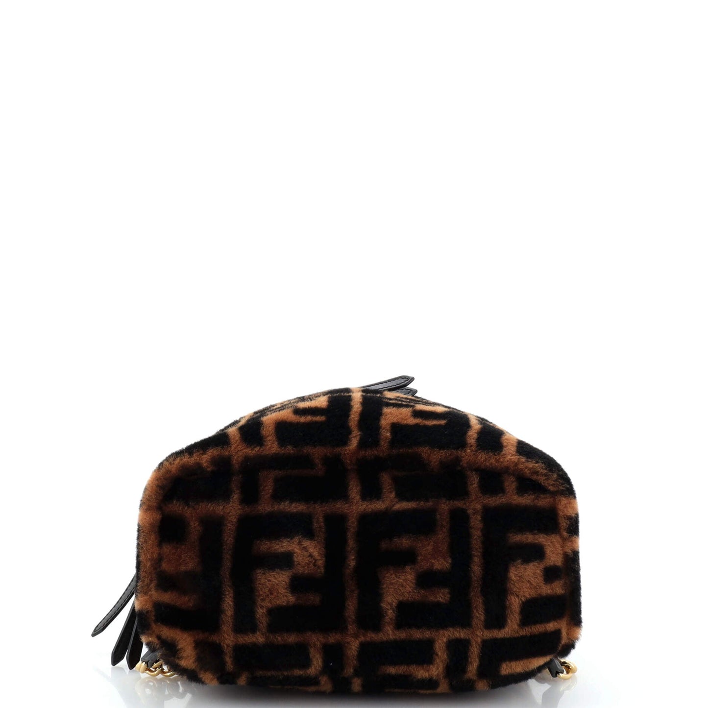 Zip Backpack Zucca Shearling Mini