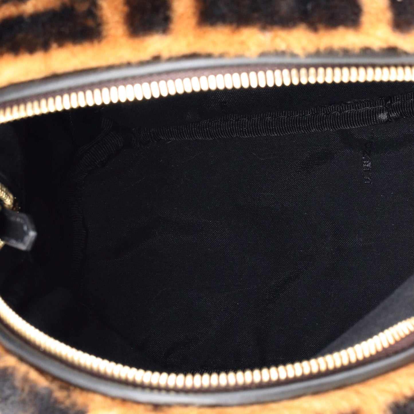 Zip Backpack Zucca Shearling Mini