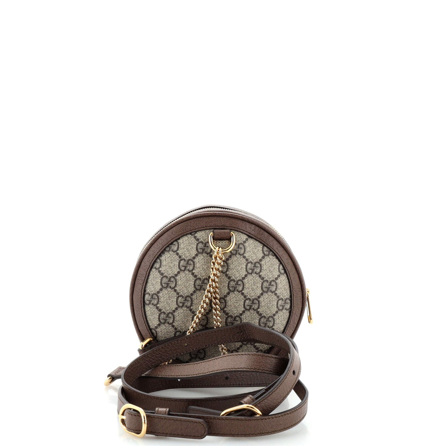 Ophidia Round Backpack GG Coated Canvas Mini