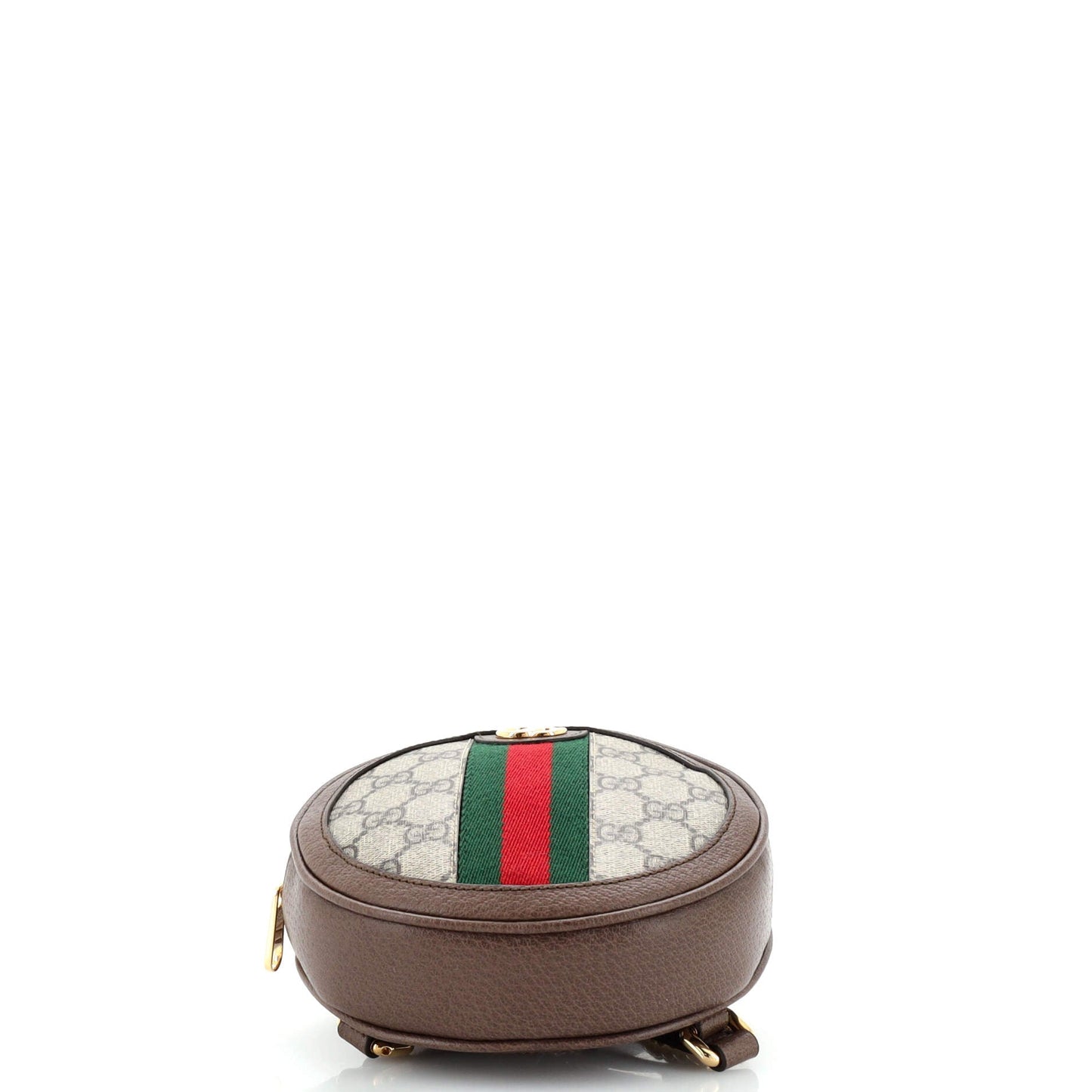 Ophidia Round Backpack GG Coated Canvas Mini