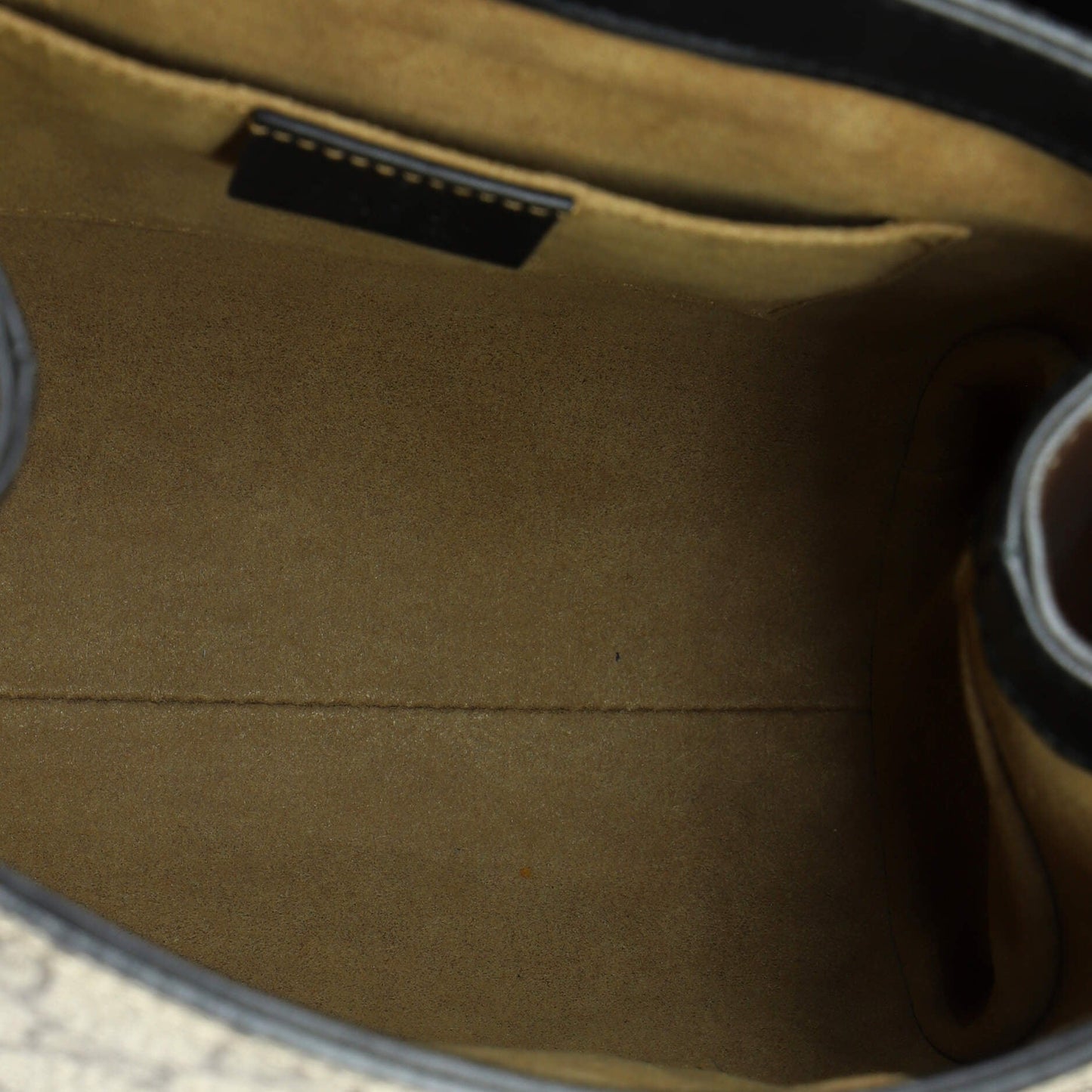 Padlock Backpack GG Coated Canvas and Leather Mini