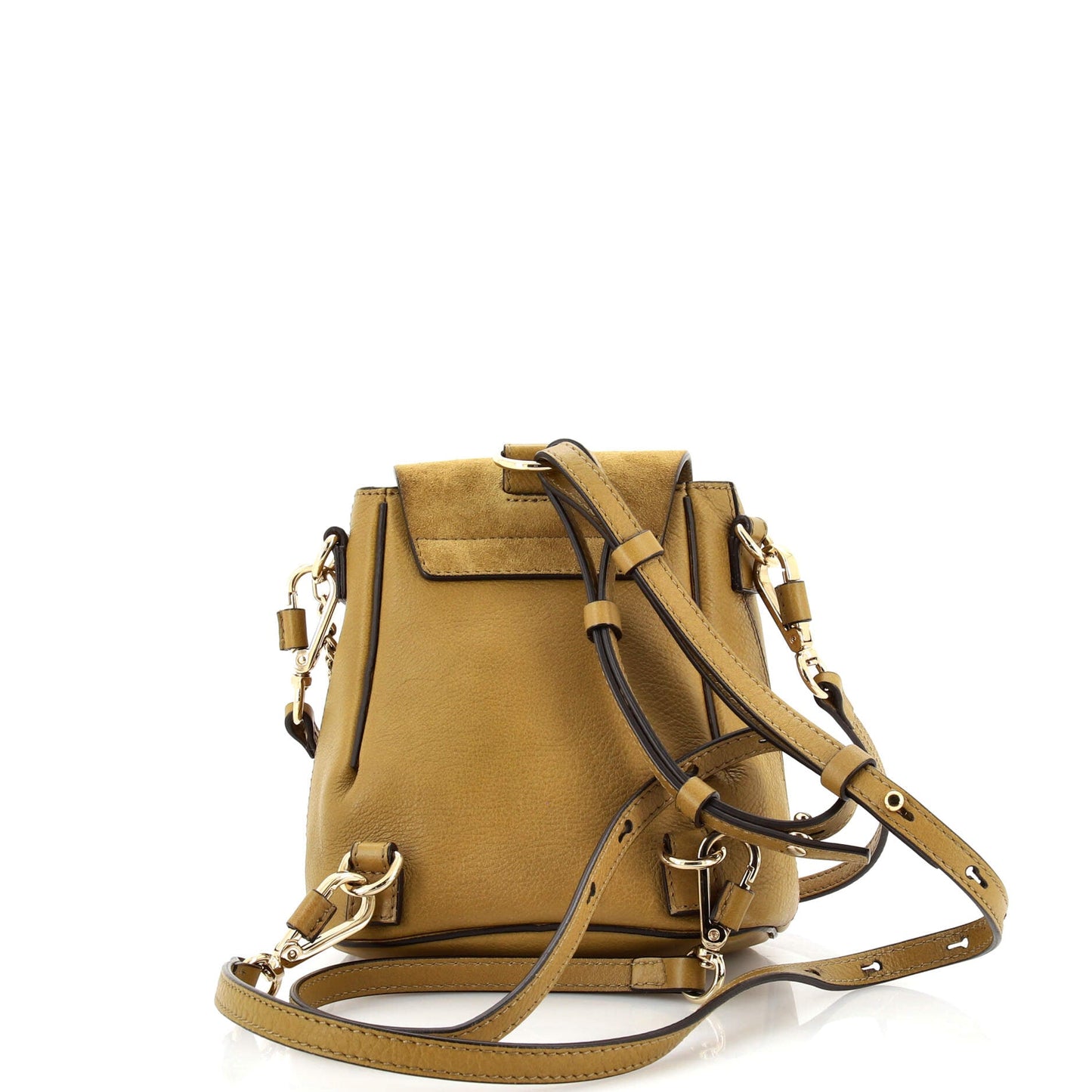 Faye Backpack Leather and Suede Mini