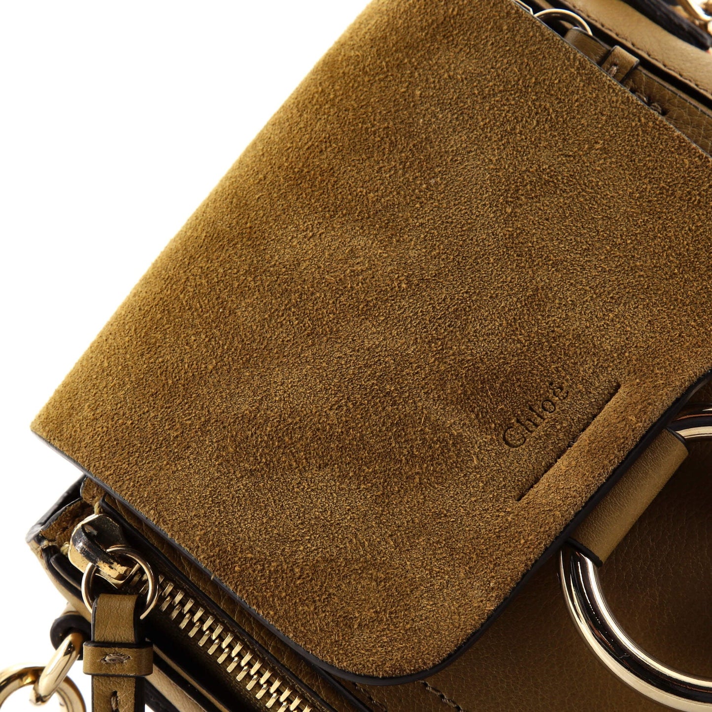 Faye Backpack Leather and Suede Mini