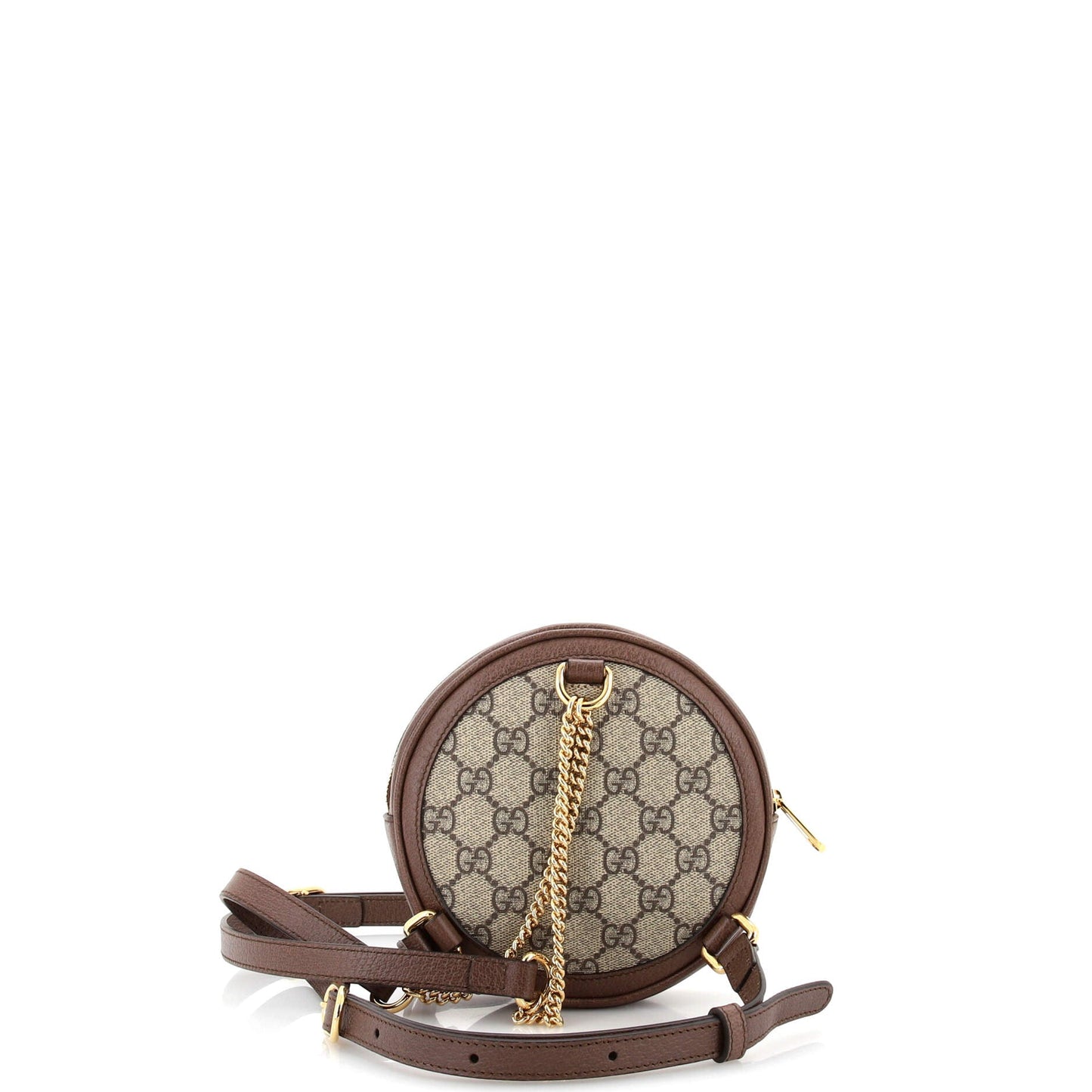 Ophidia Round Backpack GG Coated Canvas Mini