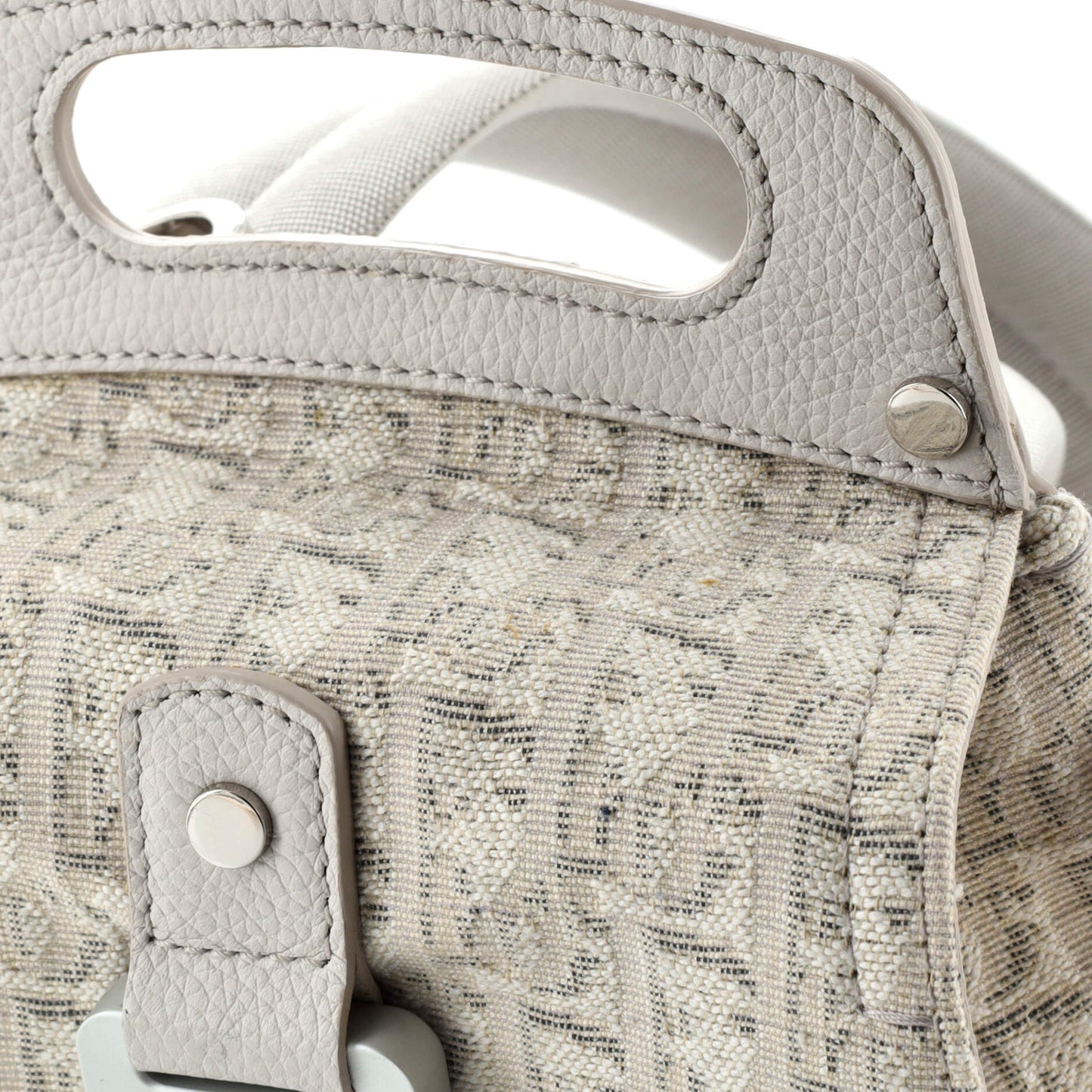 Saddle Backpack Oblique Canvas Mini