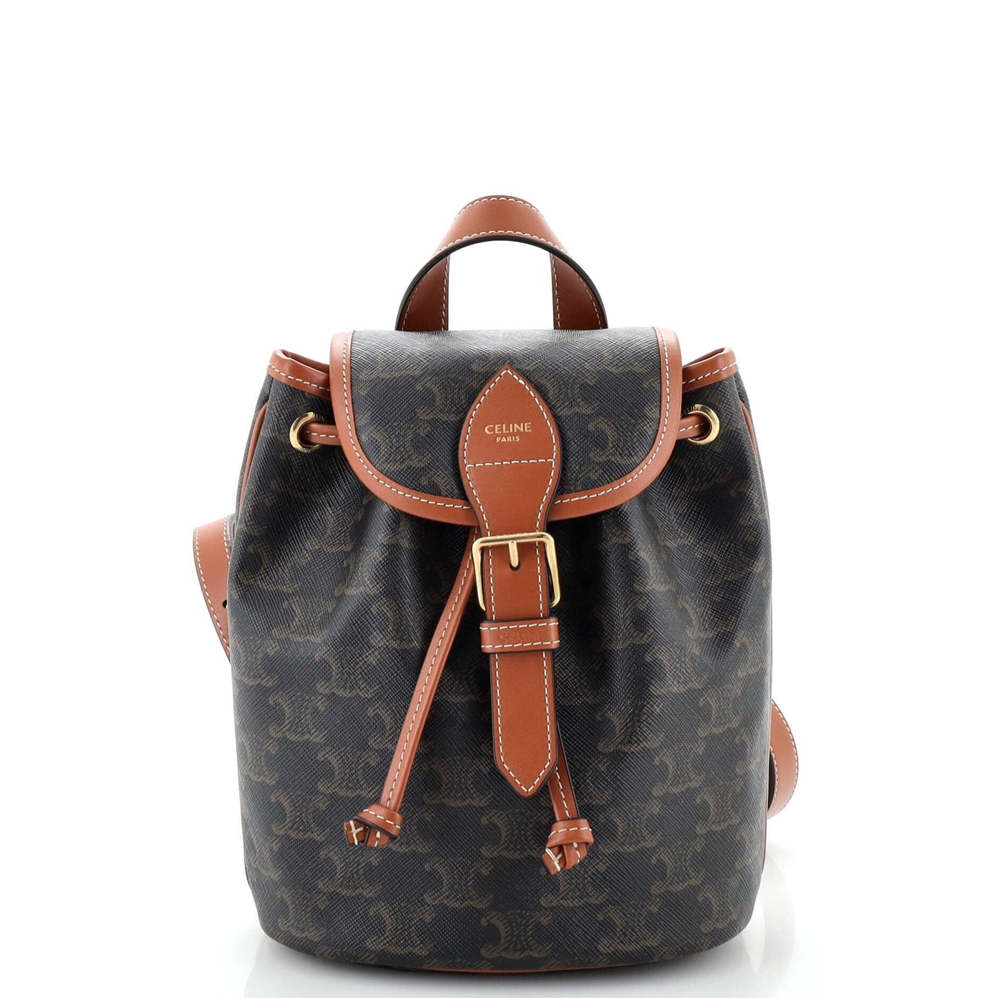 Folco Backpack Triomphe Coated Canvas Mini