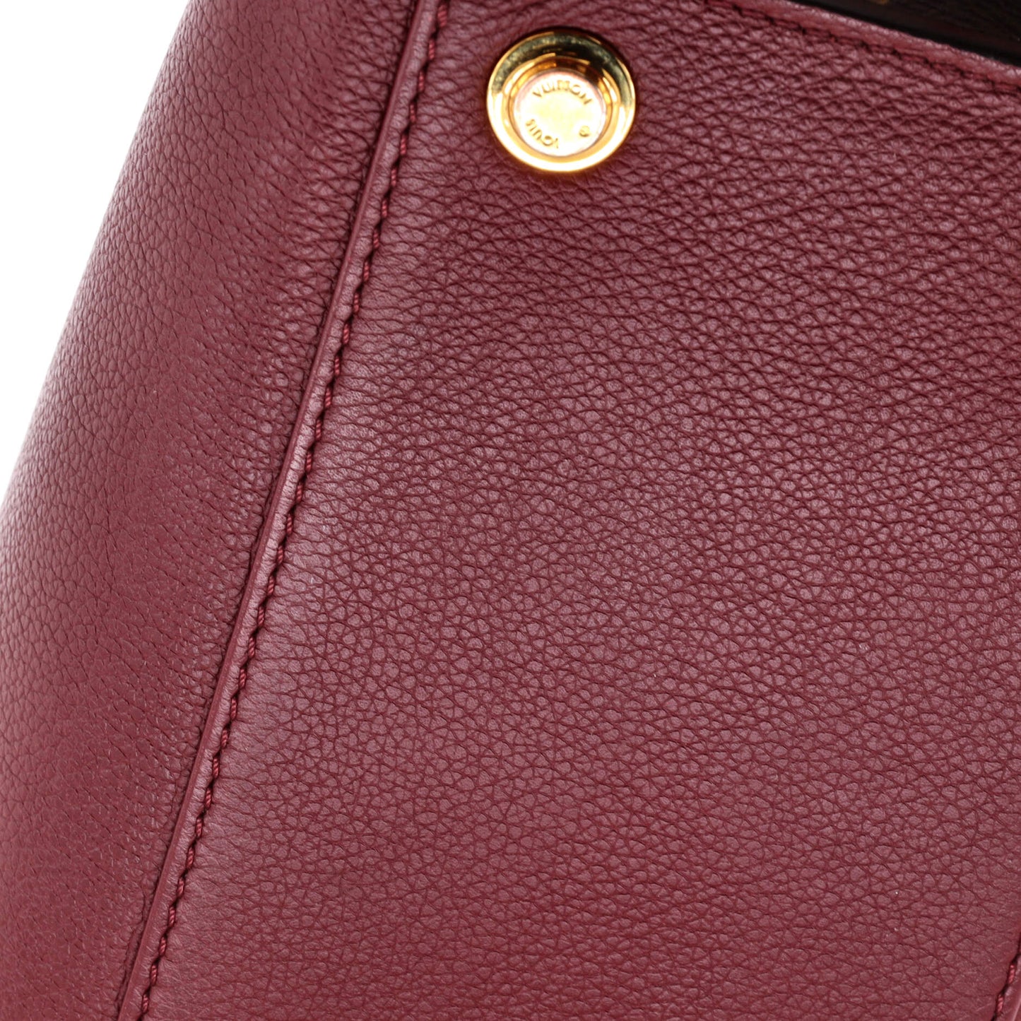On My Side Tote Monogram Tuffetage Leather MM