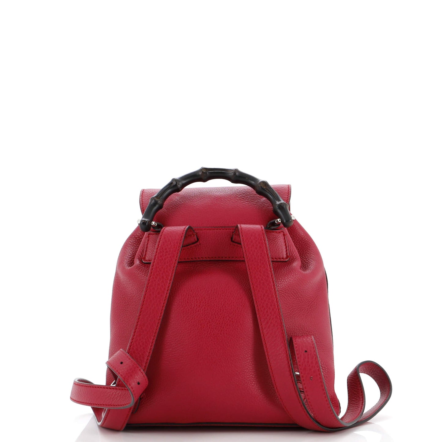 Bamboo Tassel Backpack Leather Mini