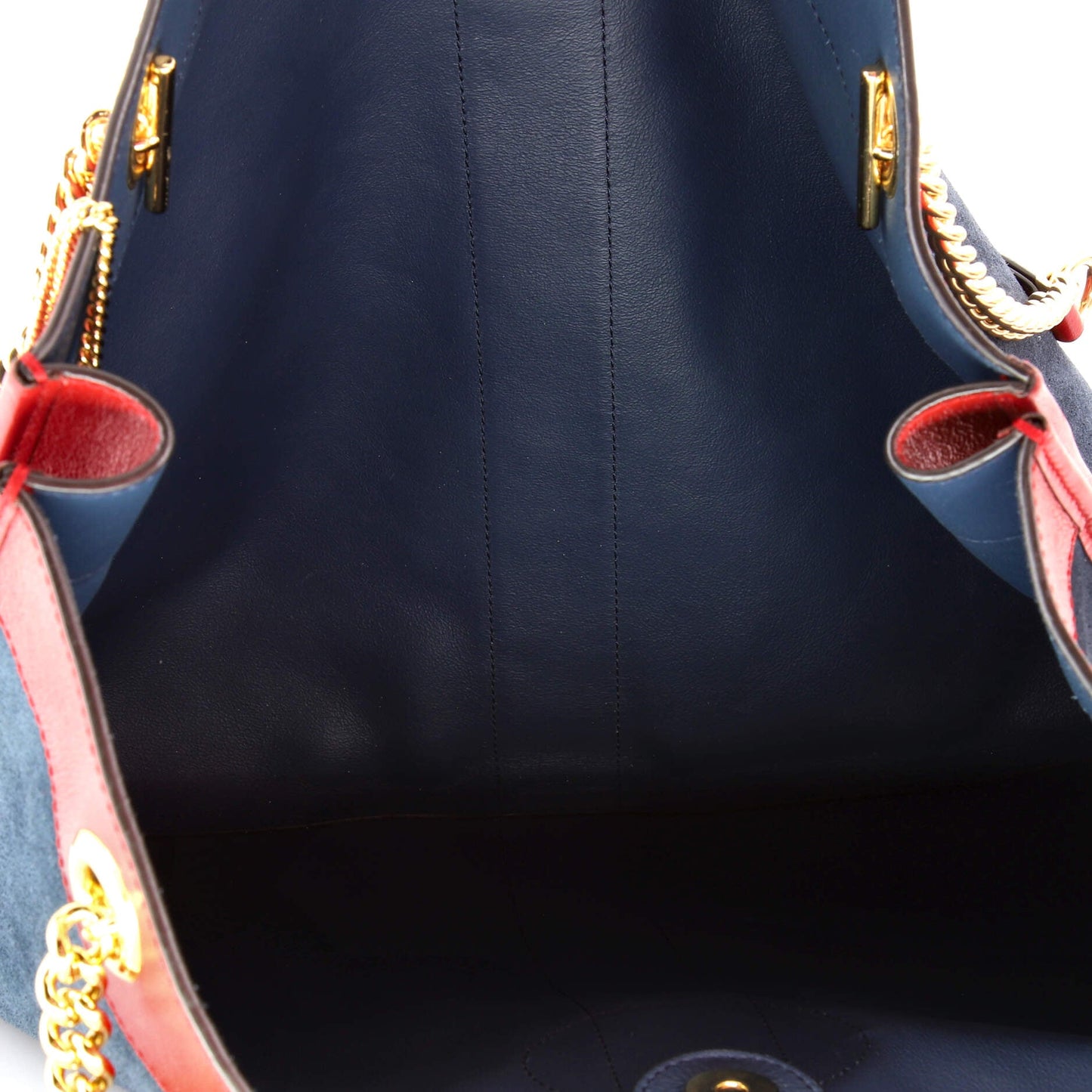Rajah Chain Tote Suede Large