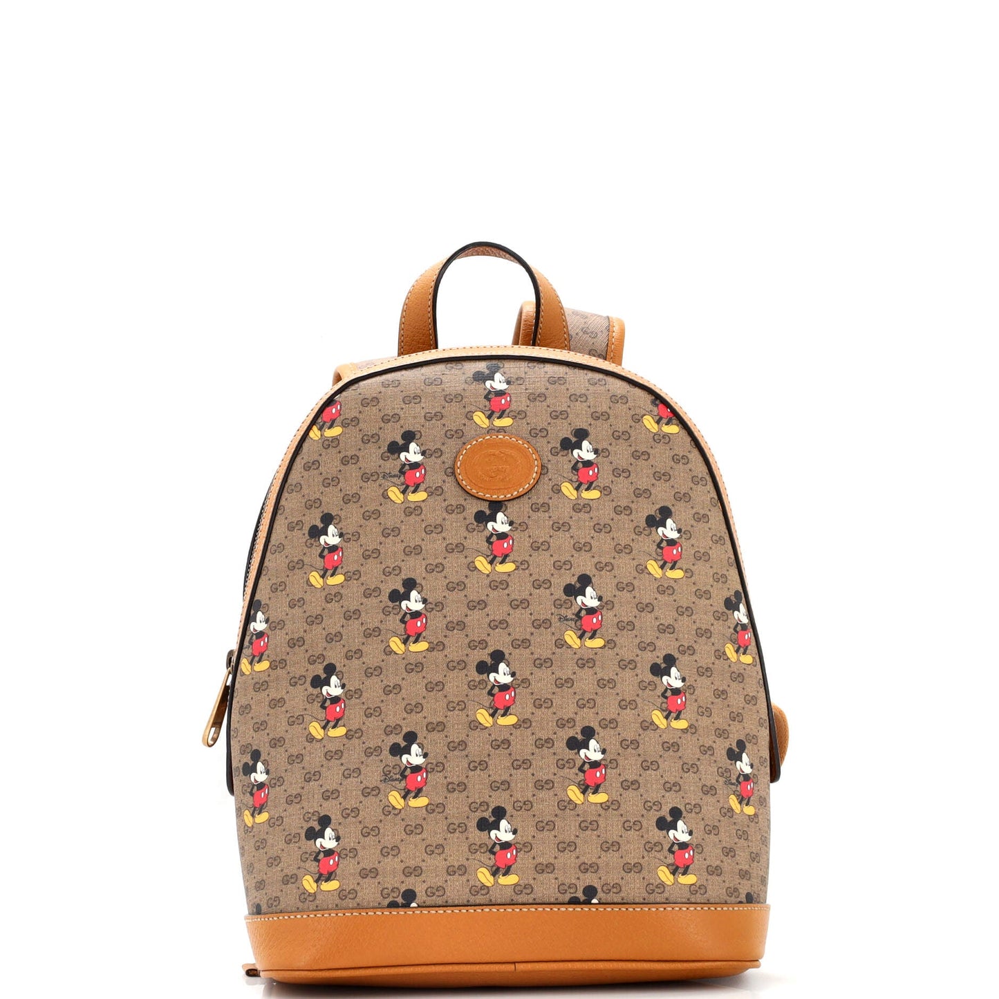 Disney Mickey Mouse Backpack Printed Mini GG Coated Canvas Small