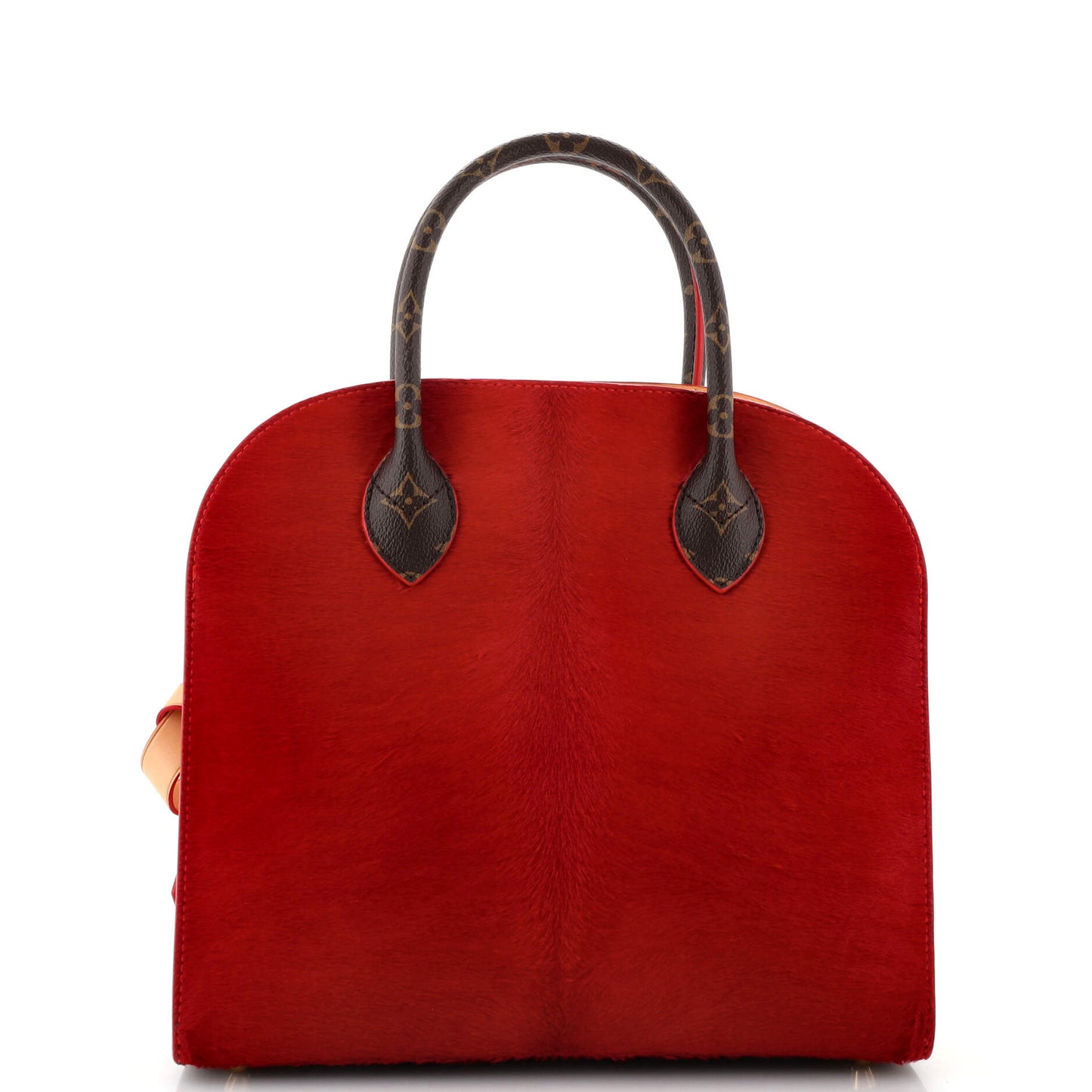 x Christian Louboutin Shopping Bag Calf Hair and Monogram Canvas