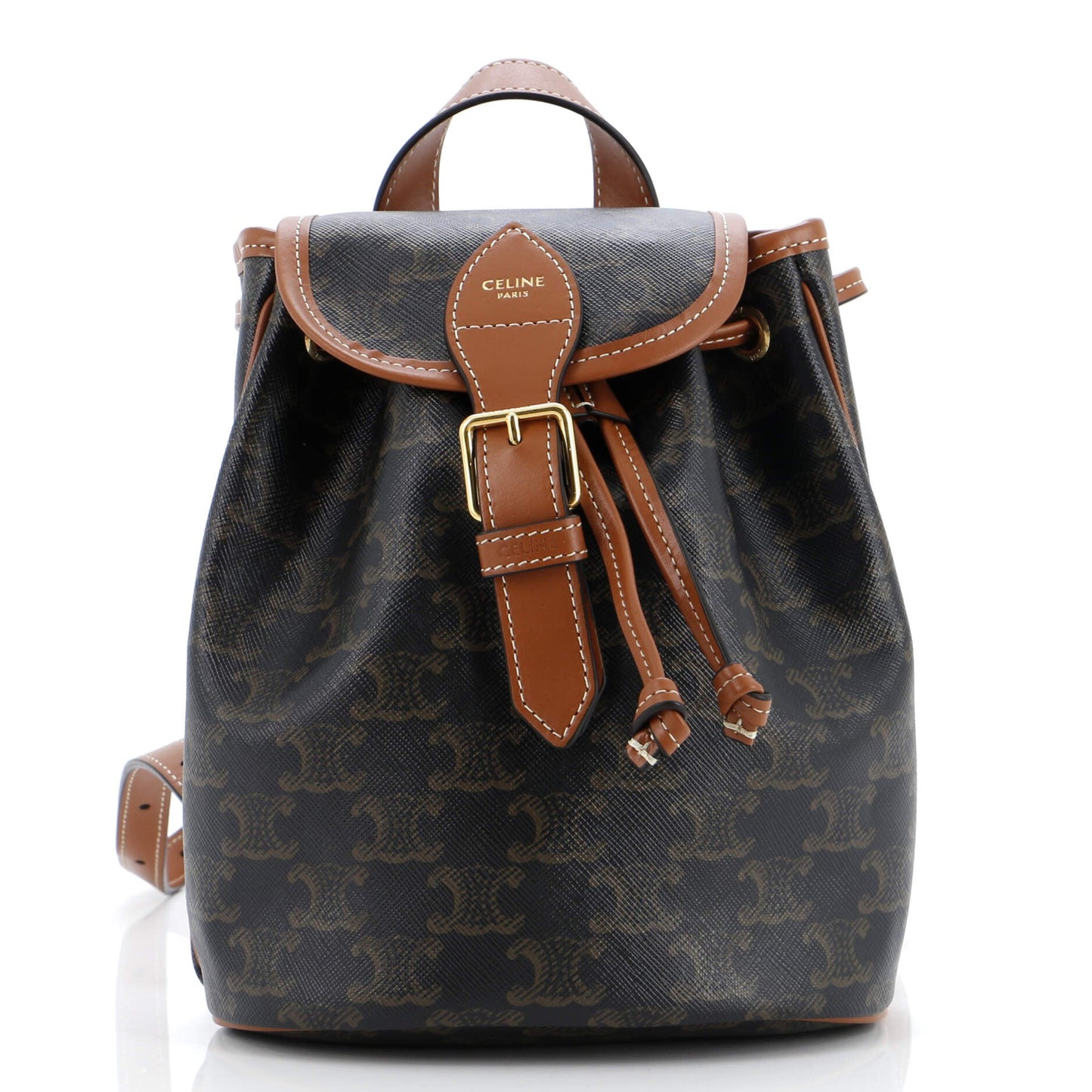 Folco Backpack Triomphe Coated Canvas Mini