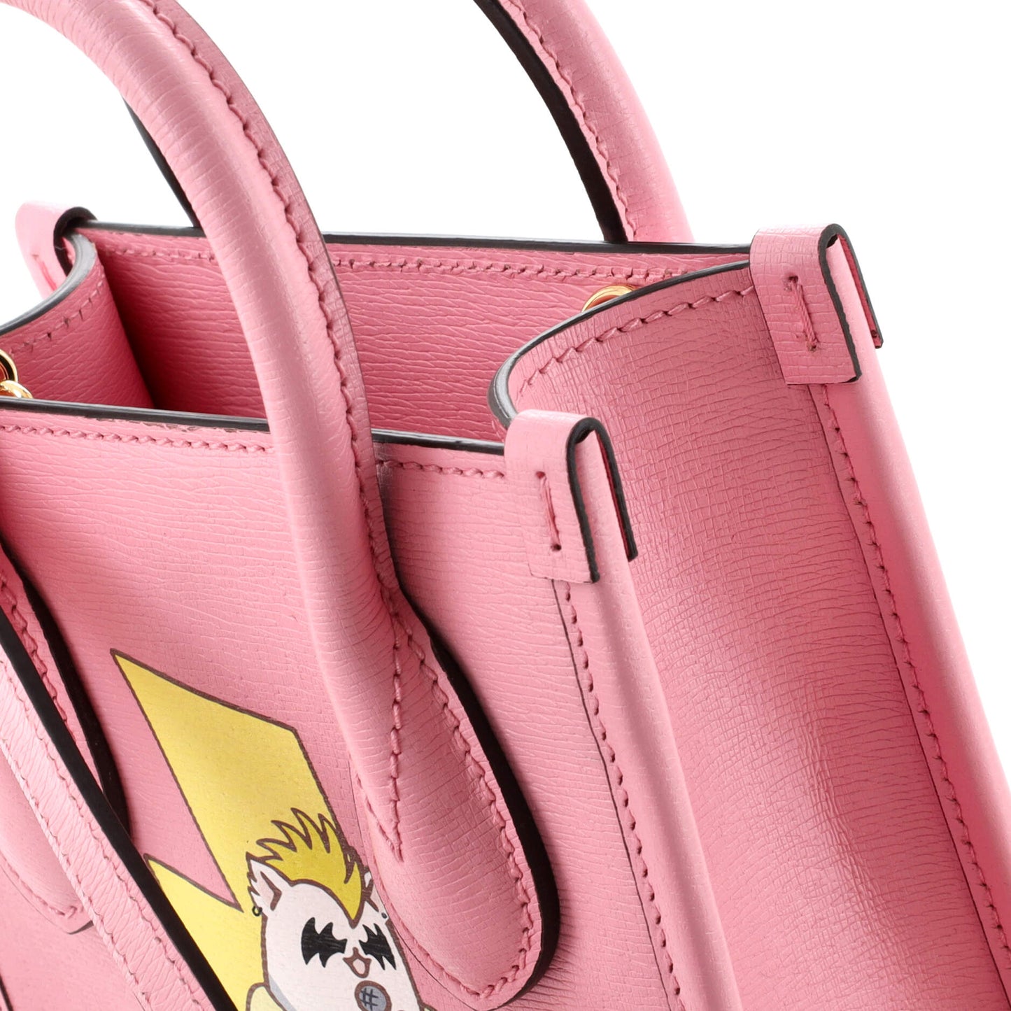 Vertical Tote Bananya Printed Leather Mini
