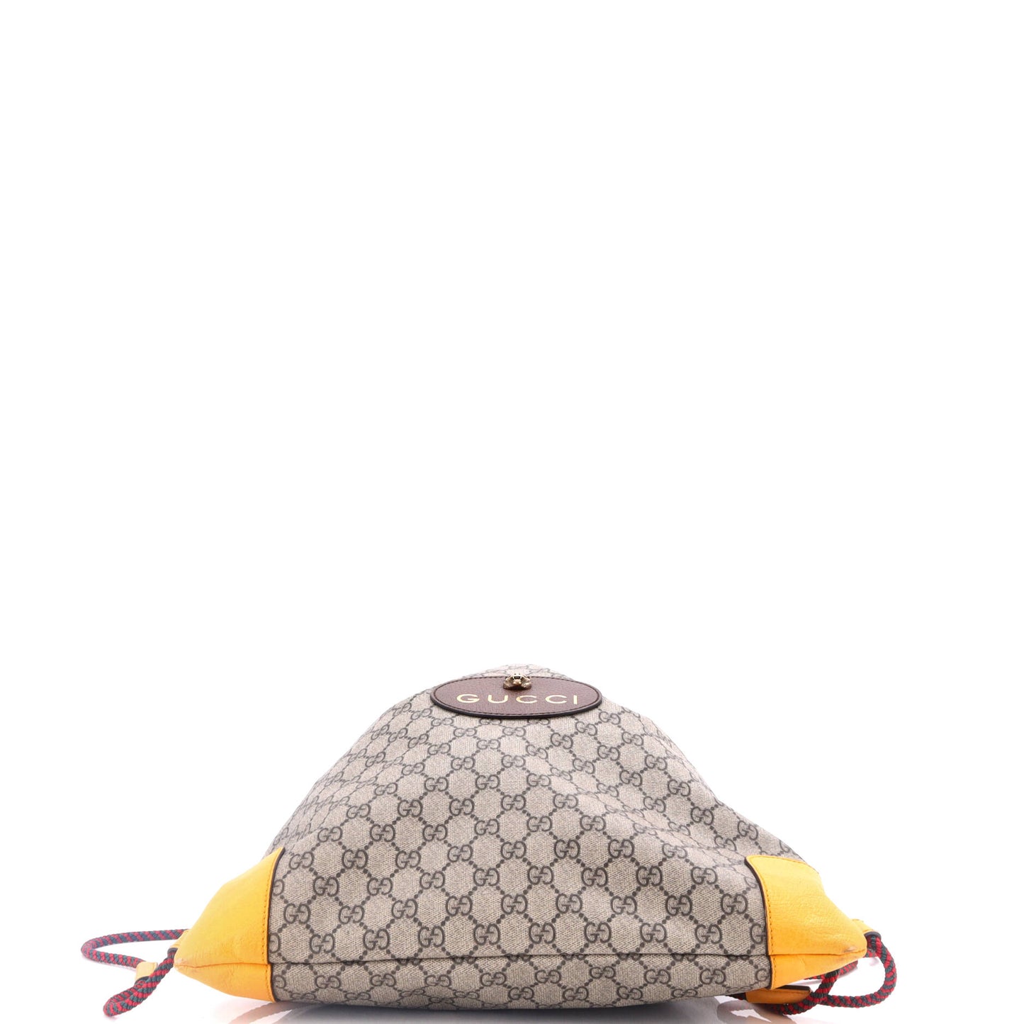 Neo Vintage Drawstring Backpack GG Coated Canvas Large