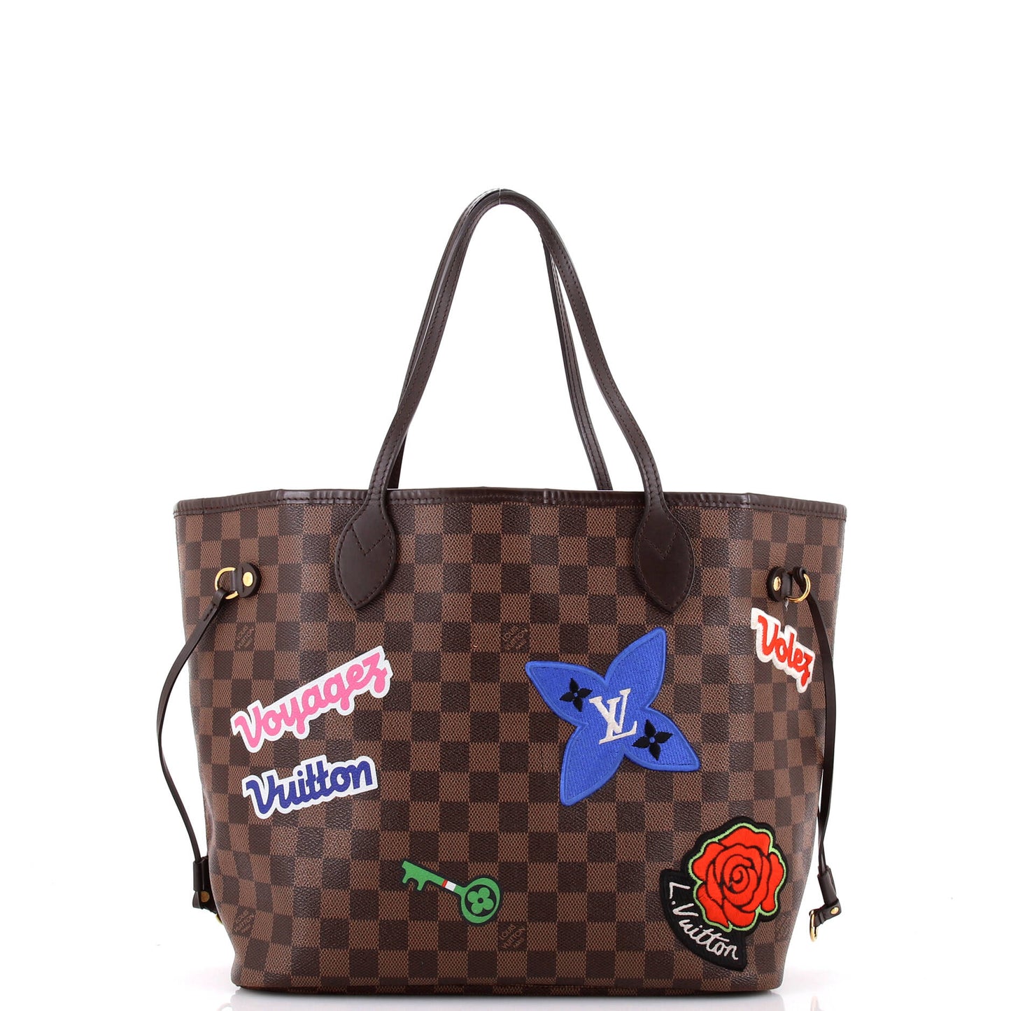 Neverfull NM Tote Limited Edition Patches Damier MM