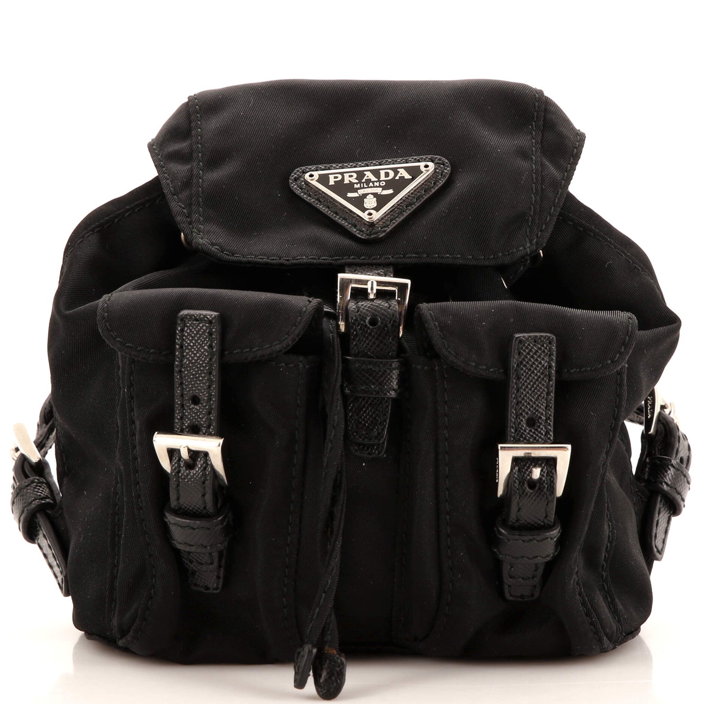 Convertible Chain Backpack Tessuto Mini