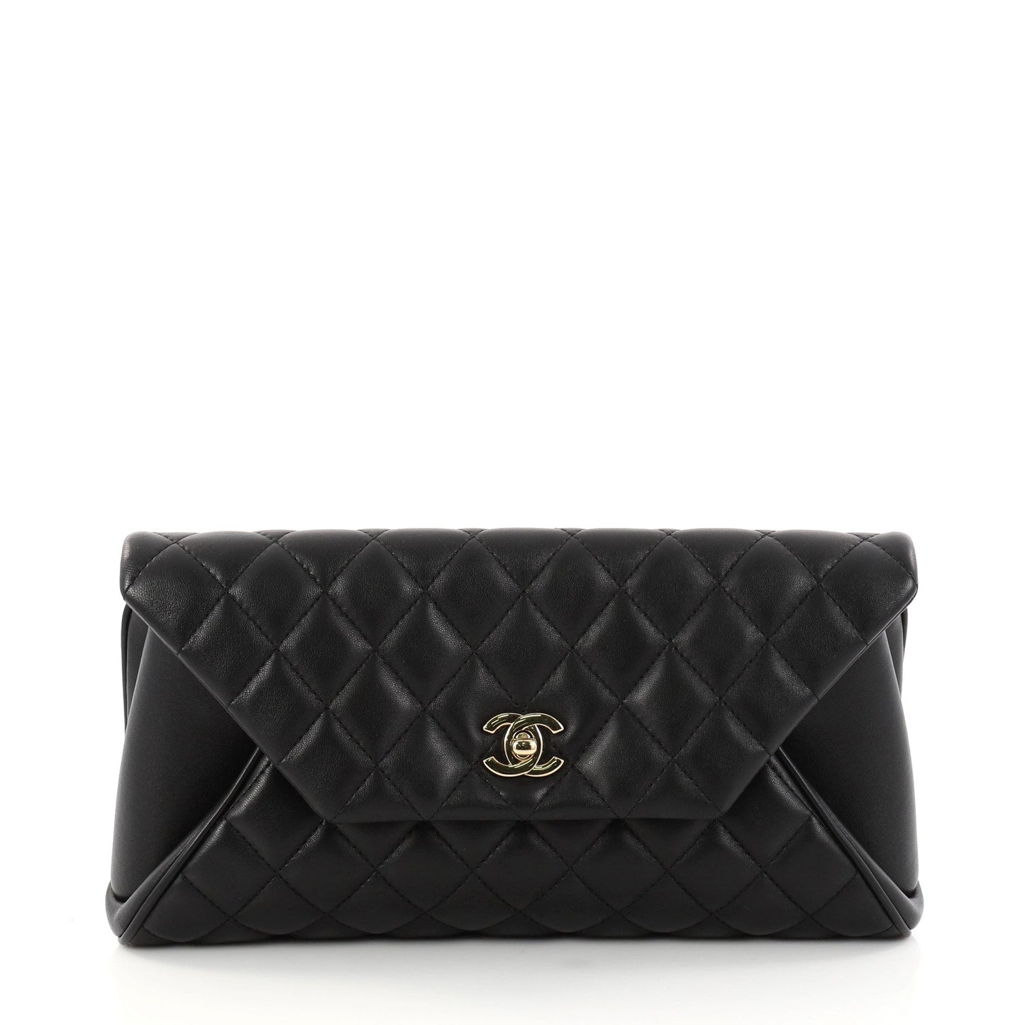 Fold Up Again Clutch Quilted Lambskin