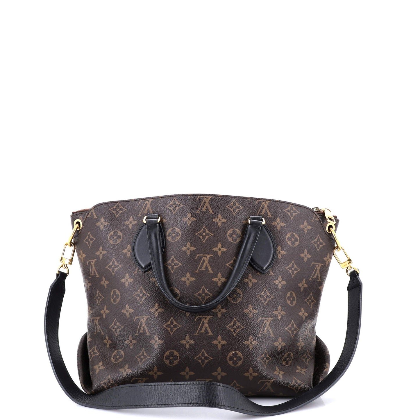 Flower Zipped Tote Monogram Canvas MM