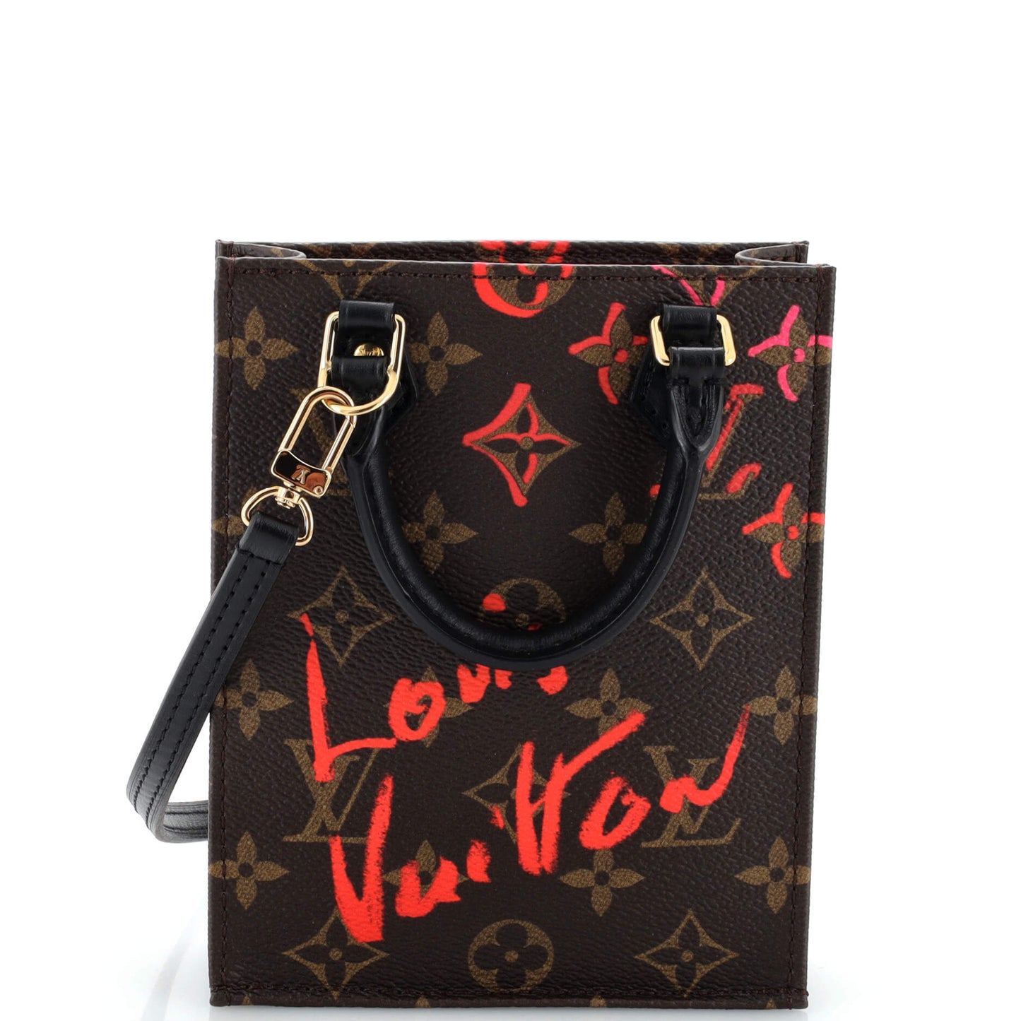 Petit Sac Plat Bag Limited Edition Fall in Love Monogram Canvas