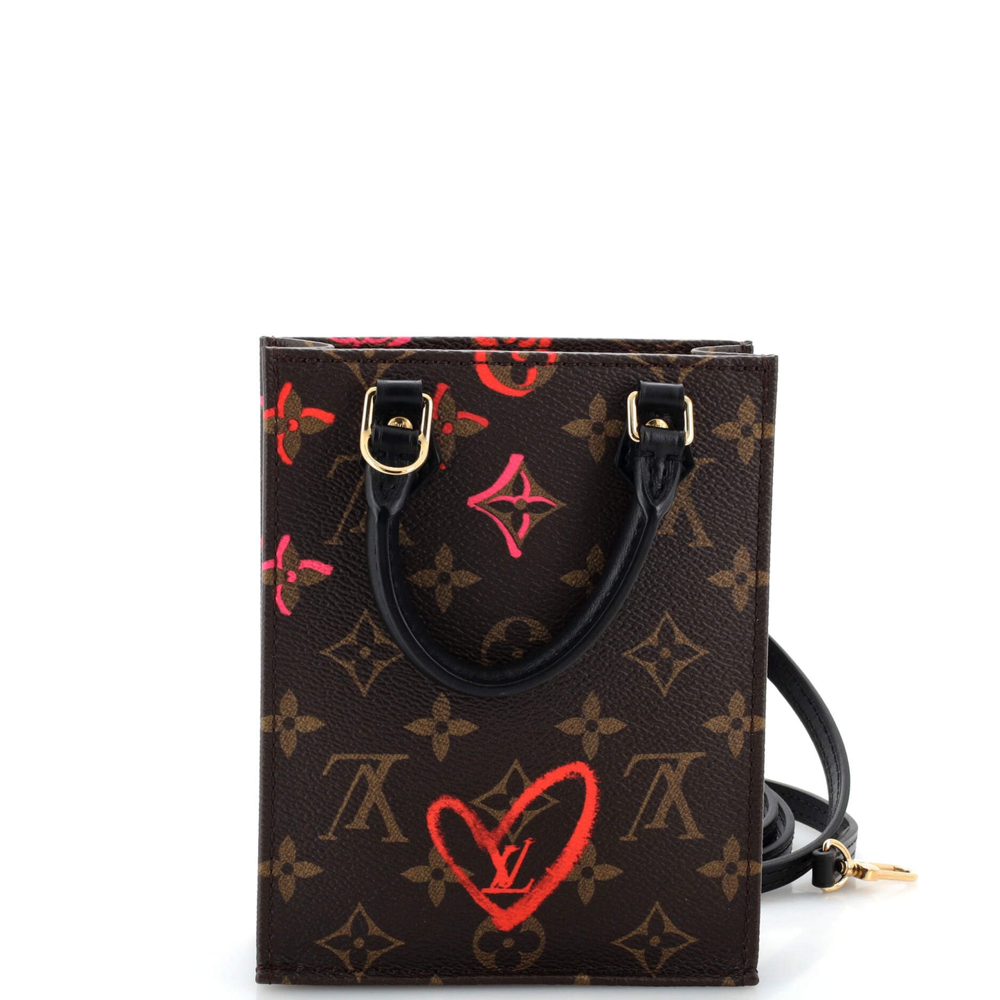 Petit Sac Plat Bag Limited Edition Fall in Love Monogram Canvas